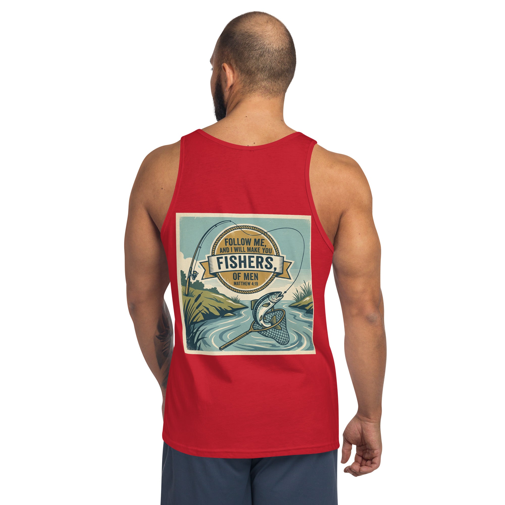 Men's Faith Tank Top | Seedandsoulful Soft Cotton Blend Muscle Tee - Seedandsoulful