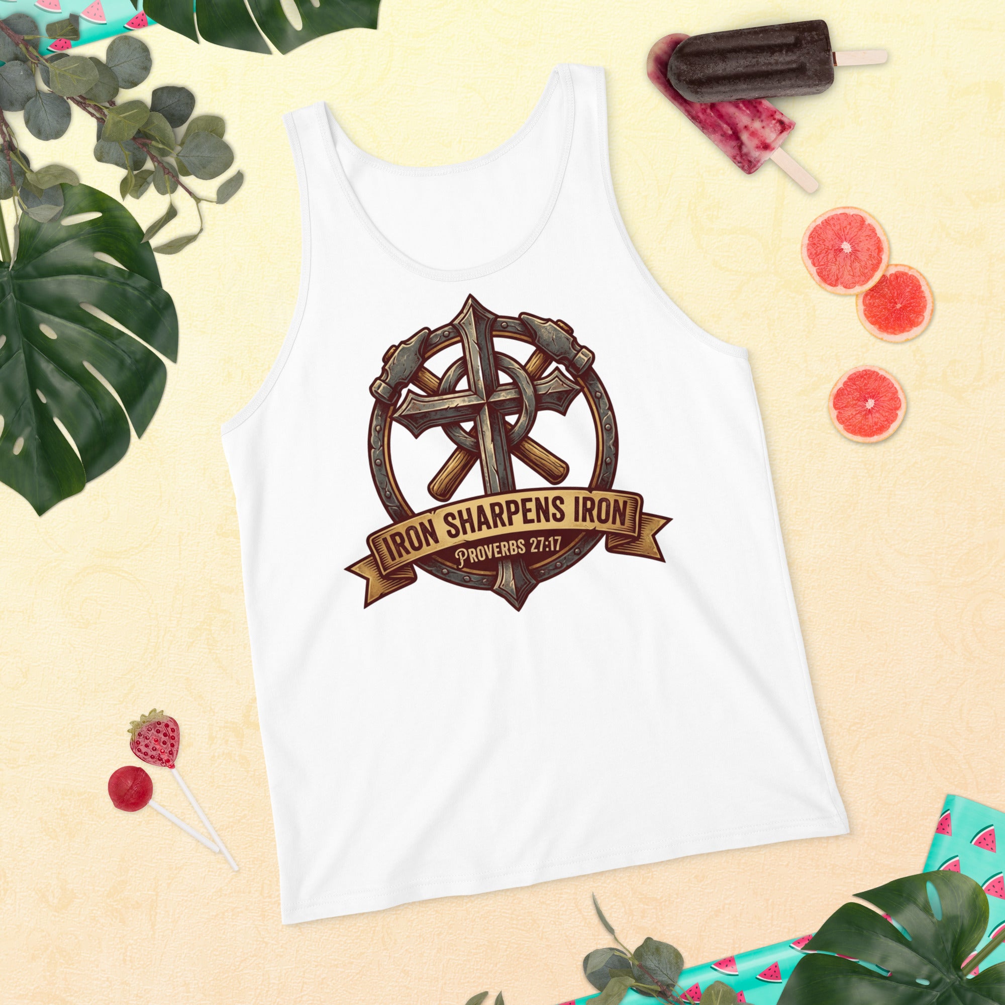 Men's Faith Tank Top | Seedandsoulful Soft Cotton Muscle Tee - Seedandsoulful