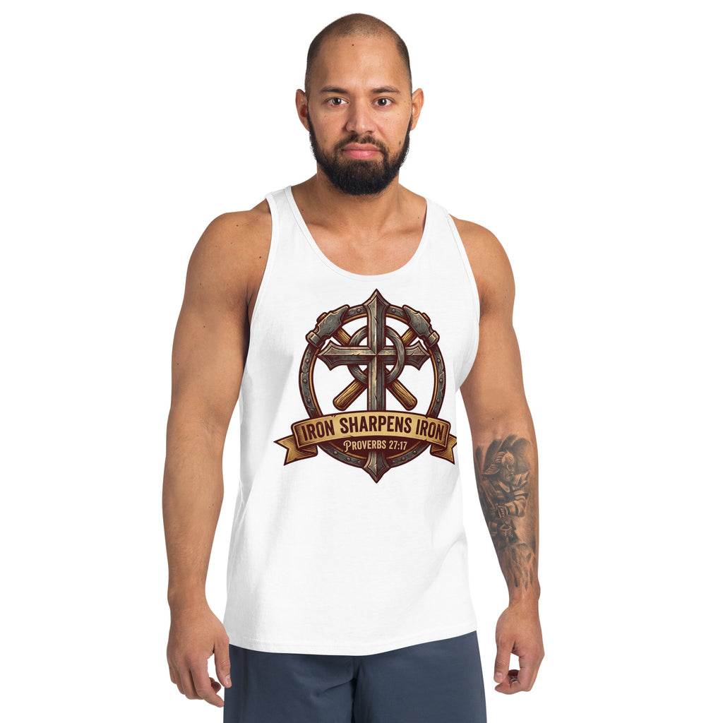 Men's Faith Tank Top | Seedandsoulful Soft Cotton Muscle Tee - Seedandsoulful