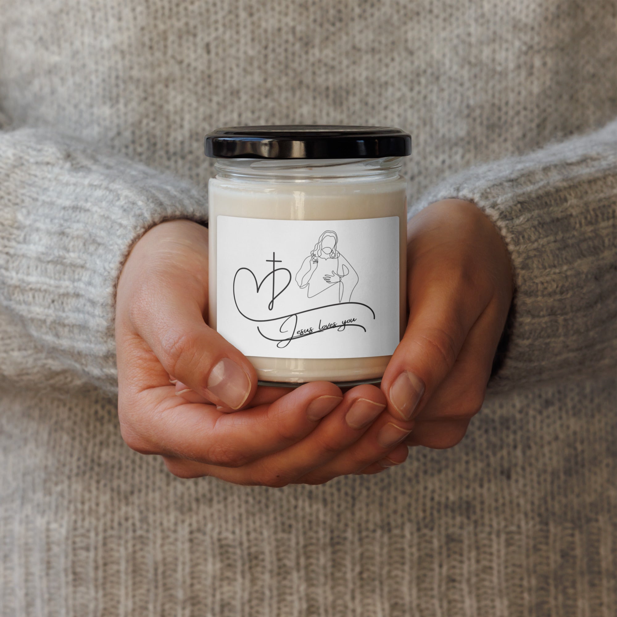 Scented soy candle - Seedandsoulful