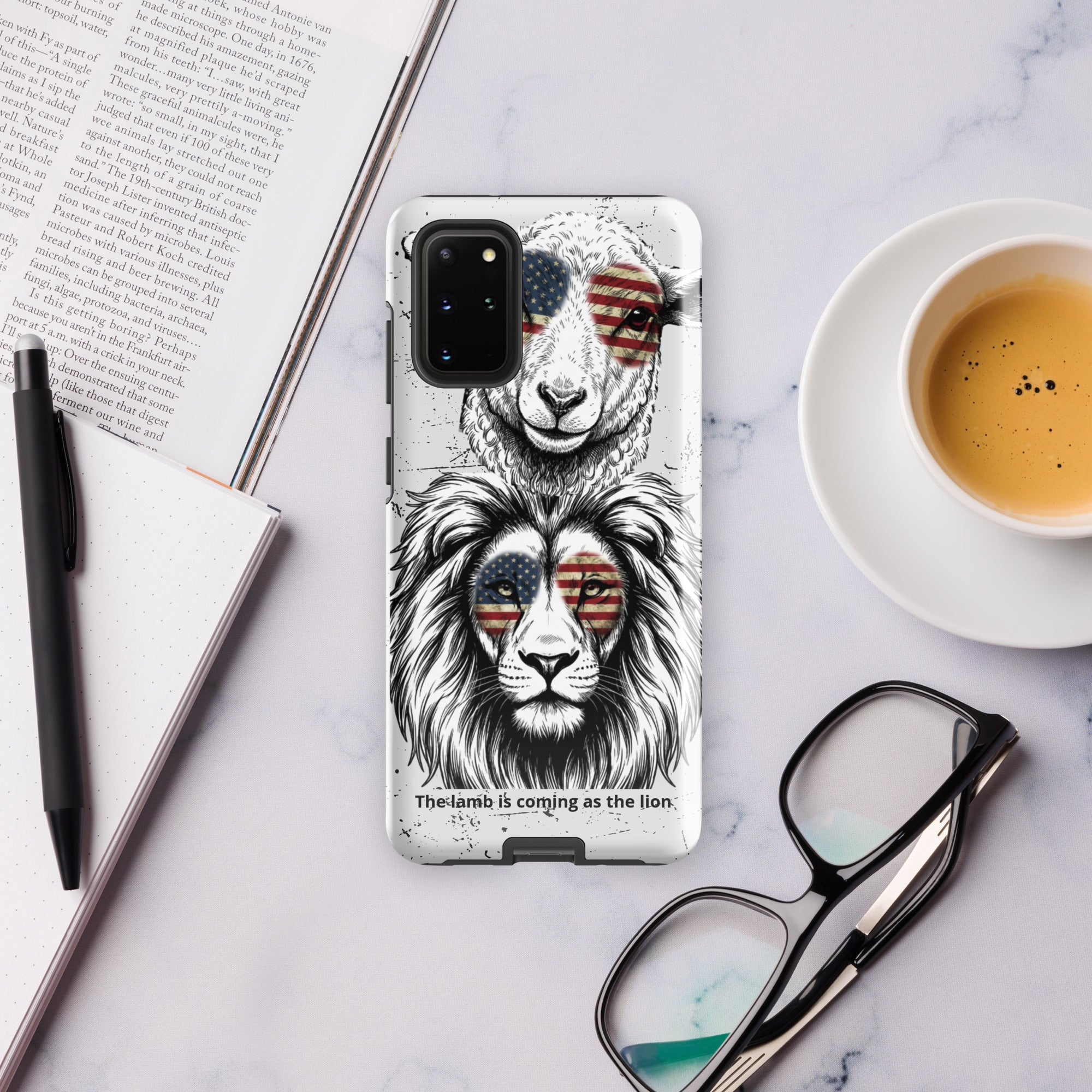 The Lamb is Coming as the Lion Samsung Case | Faith & Prophetic Design | Seedandsoulful - Seedandsoulful