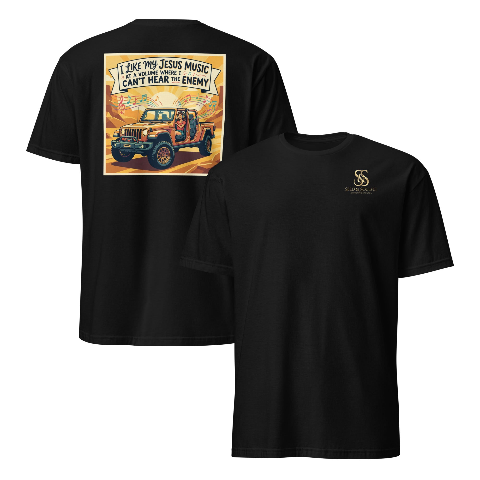 Short - Sleeve Unisex Jeep T-Shirt - Seedandsoulful