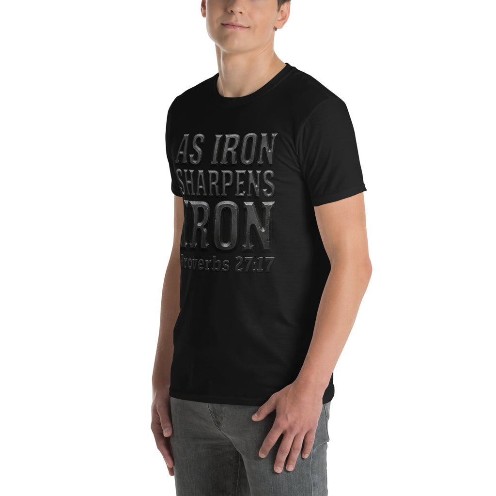 Faith Best Man T-Shirt | As Iron Sharpens Iron | Christian Wedding Party Tee | Seedandsoulful - Seedandsoulful