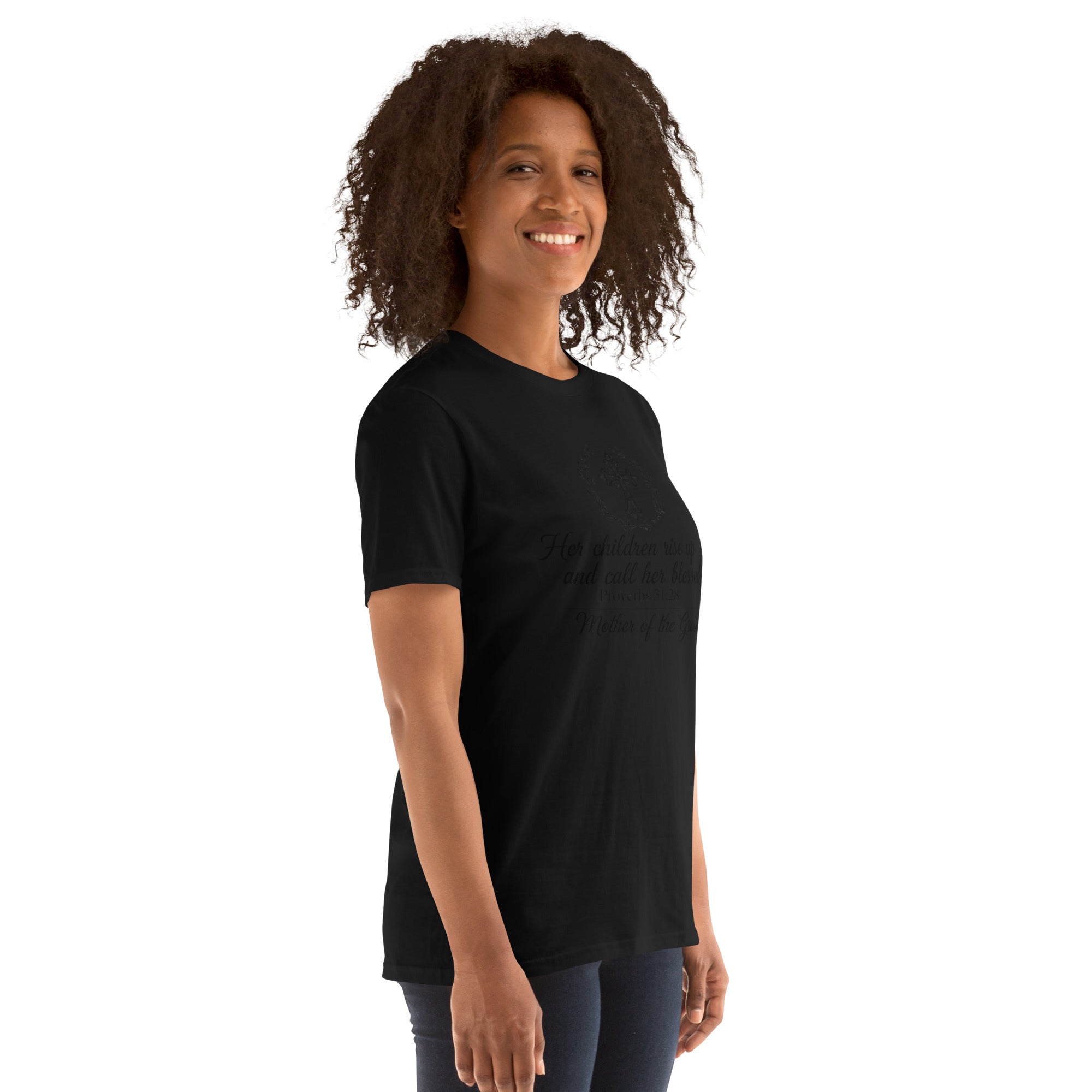 Faith Mother of the Groom T-Shirt | Her Children Rise Up | Christian Bridal Party Tee | Seedandsoulful - Seedandsoulful