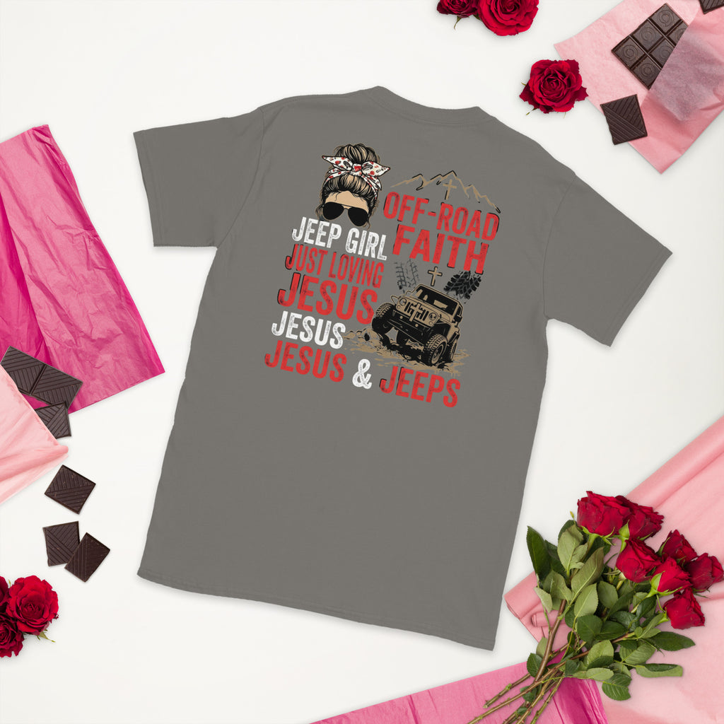 Short - Sleeve Unisex Faith T-Shirt | Seedandsoulful Soft Cotton Tee - Seedandsoulful