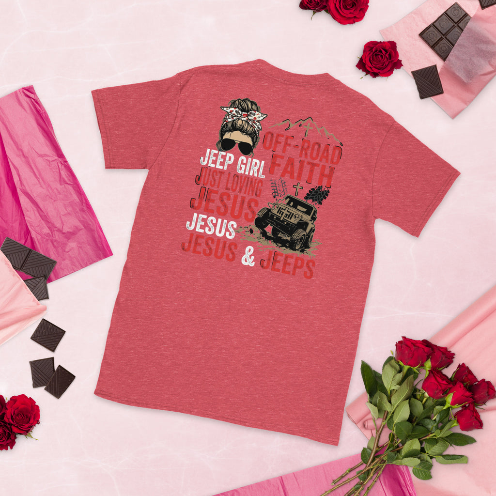 Short - Sleeve Unisex Faith T-Shirt | Seedandsoulful Soft Cotton Tee - Seedandsoulful