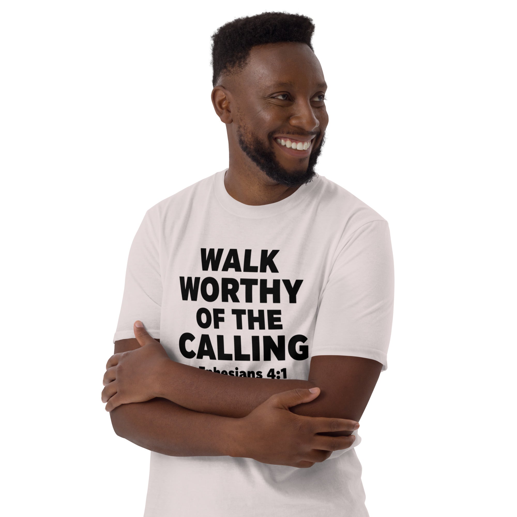 Faith Groomsman T-Shirt | Walk Worthy of the Calling | Christian Wedding Party Tee | Seedandsoulful - Seedandsoulful