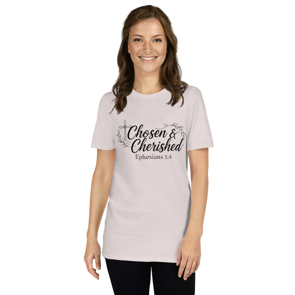 Faith Bridesmaid T-Shirt | Chosen & Cherished | Christian Bridal Party Tee | Seedandsoulful - Seedandsoulful