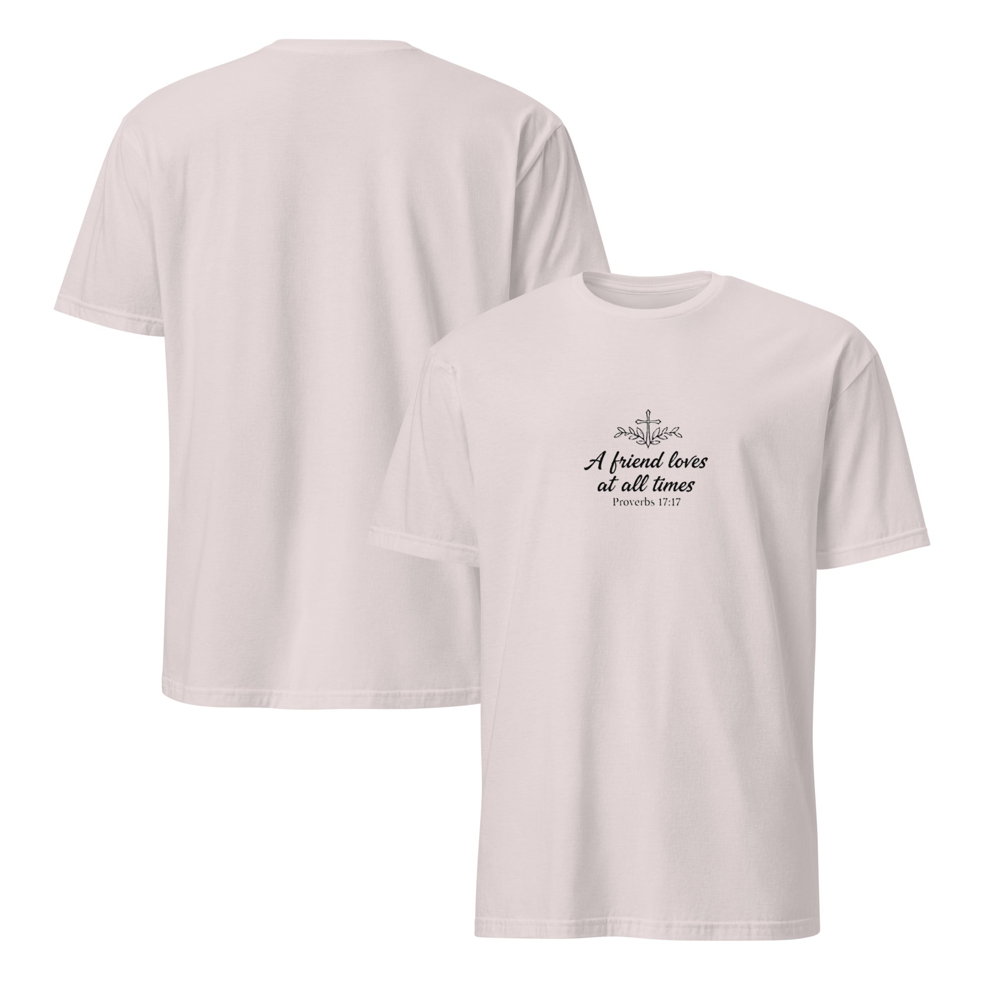 Faith Maid of Honor T-Shirt | A Friend Loves at All Times | Christian Bridal Party Tee | Seedandsoulful - Seedandsoulful