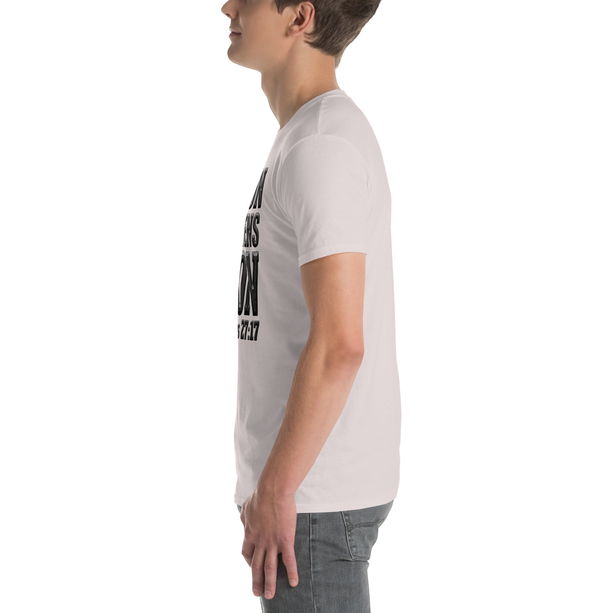 Faith Best Man T-Shirt | As Iron Sharpens Iron | Christian Wedding Party Tee | Seedandsoulful - Seedandsoulful