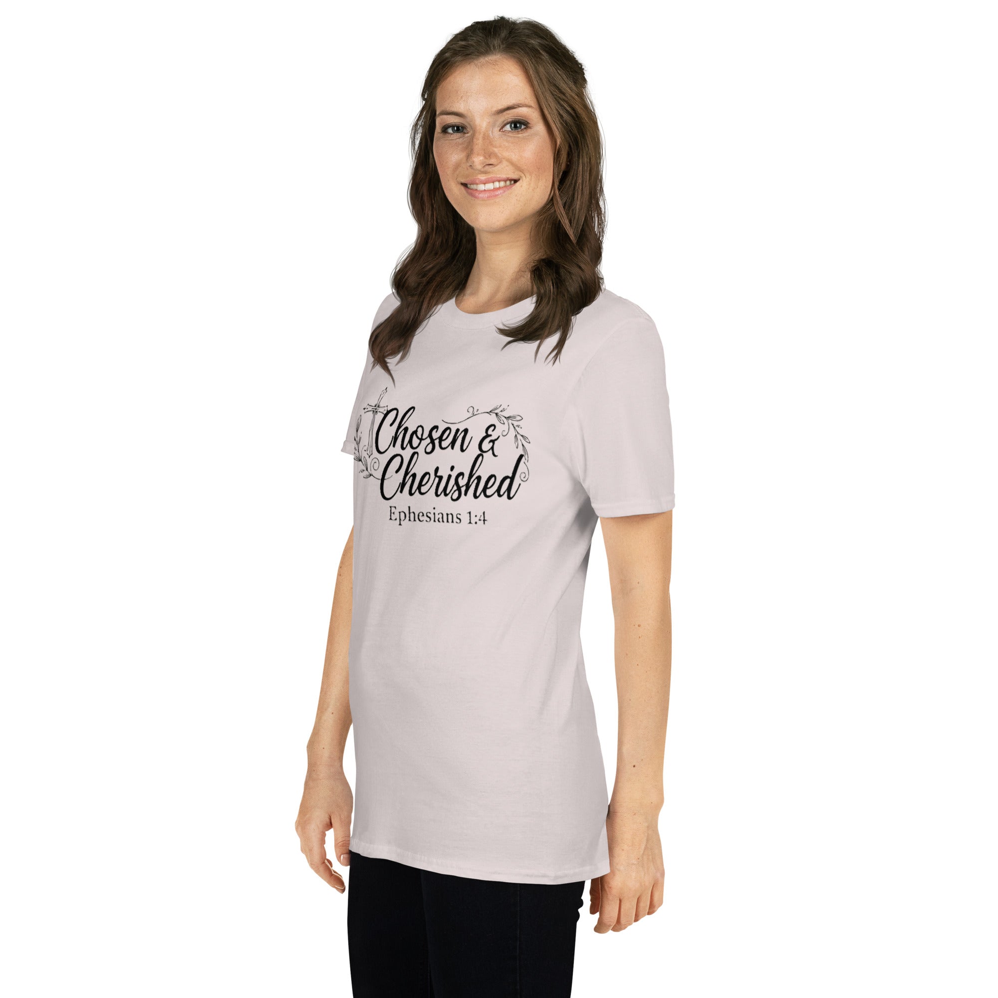 Faith Bridesmaid T-Shirt | Chosen & Cherished | Christian Bridal Party Tee | Seedandsoulful - Seedandsoulful