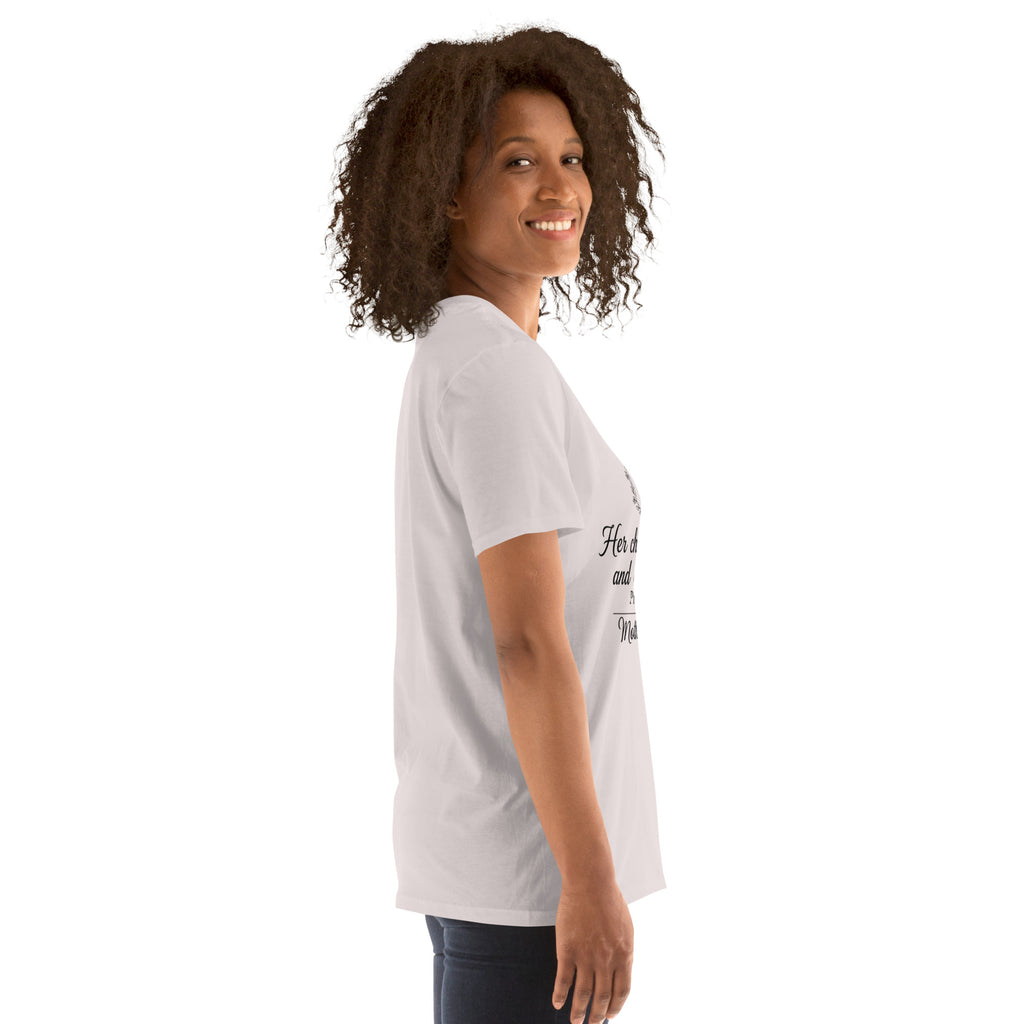 Faith Mother of the Groom T-Shirt | Her Children Rise Up | Christian Bridal Party Tee | Seedandsoulful - Seedandsoulful