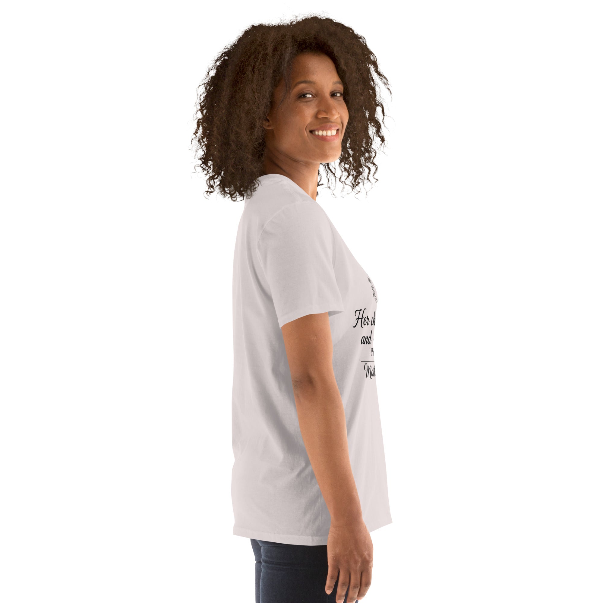 Faith Mother of the Groom T-Shirt | Her Children Rise Up | Christian Bridal Party Tee | Seedandsoulful - Seedandsoulful