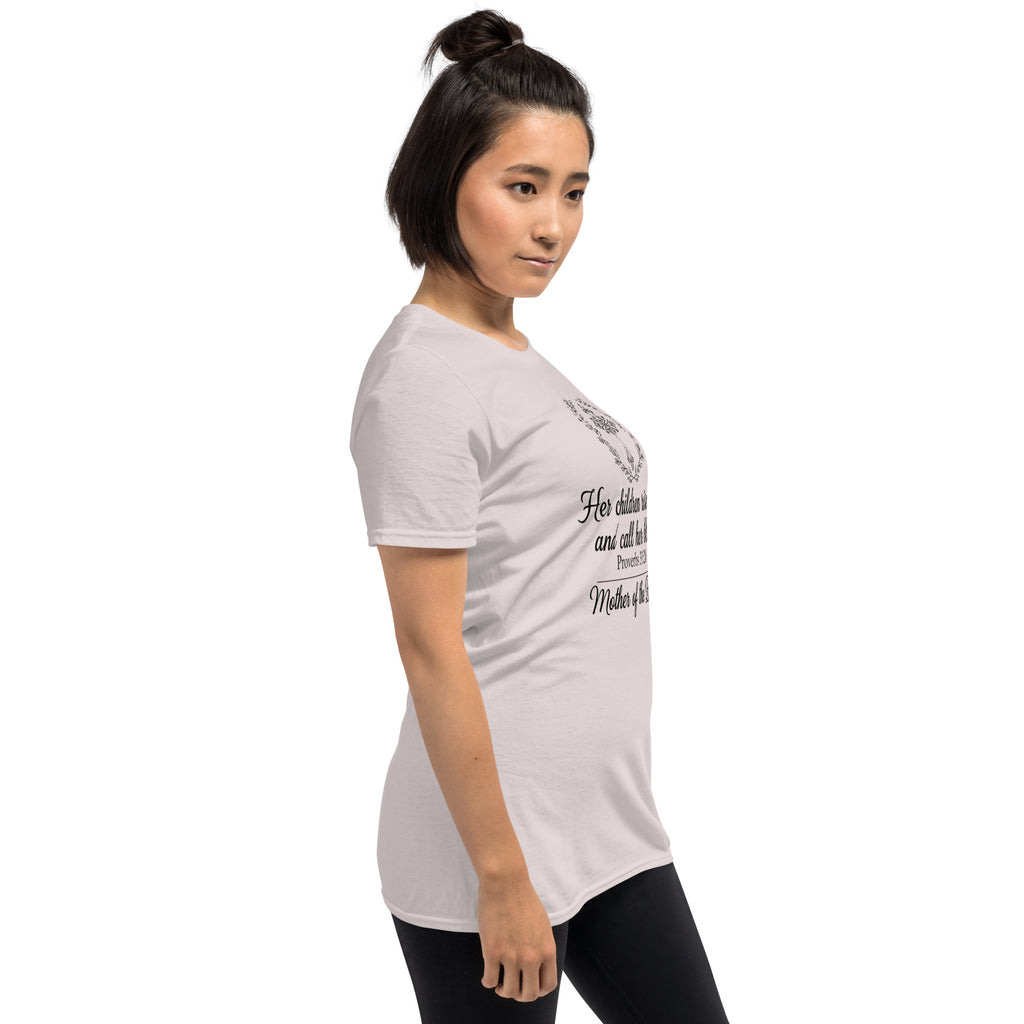 Faith Mother of the Bride T-Shirt | Her Children Rise Up | Christian Bridal Party Tee | Seedandsoulful - Seedandsoulful
