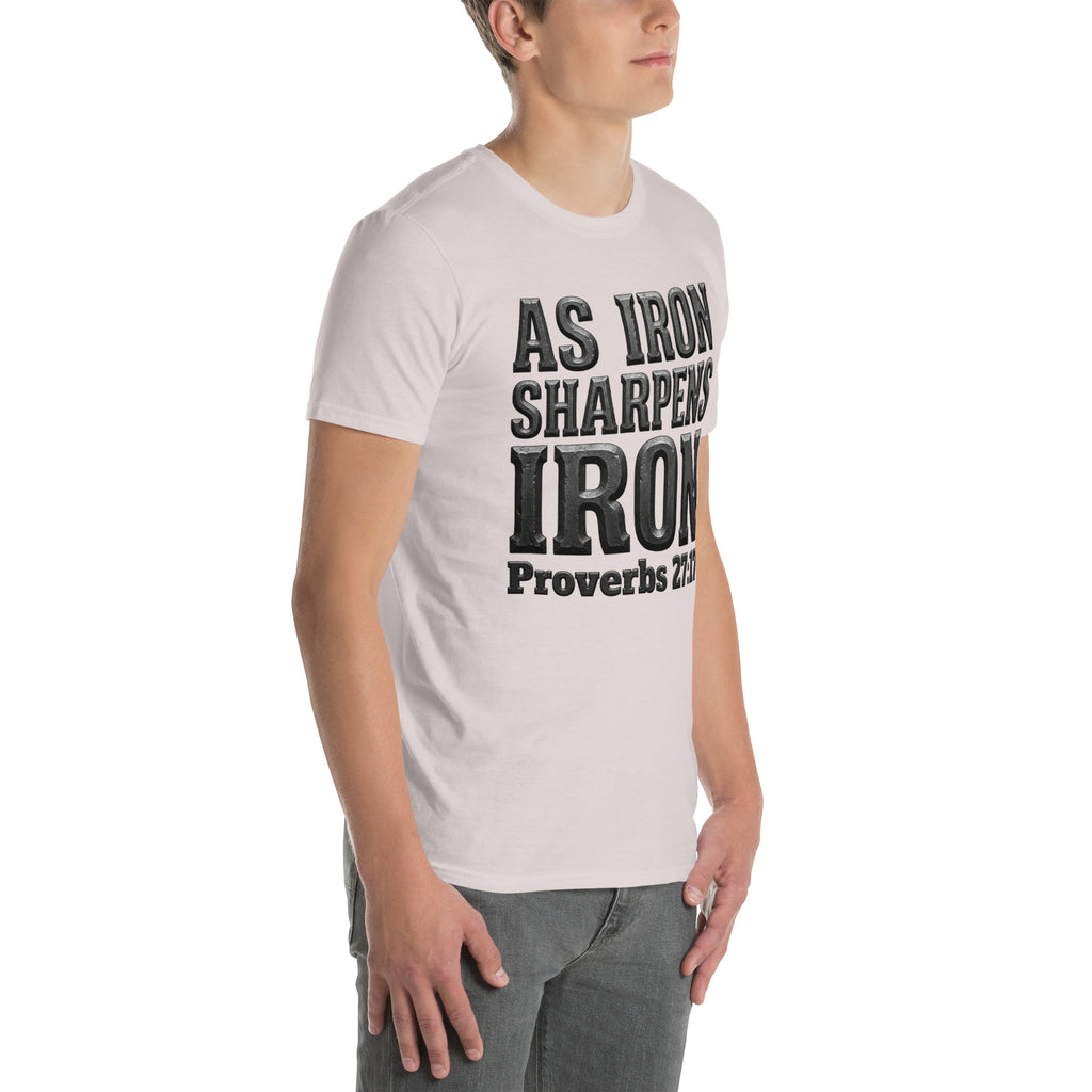Faith Best Man T-Shirt | As Iron Sharpens Iron | Christian Wedding Party Tee | Seedandsoulful - Seedandsoulful