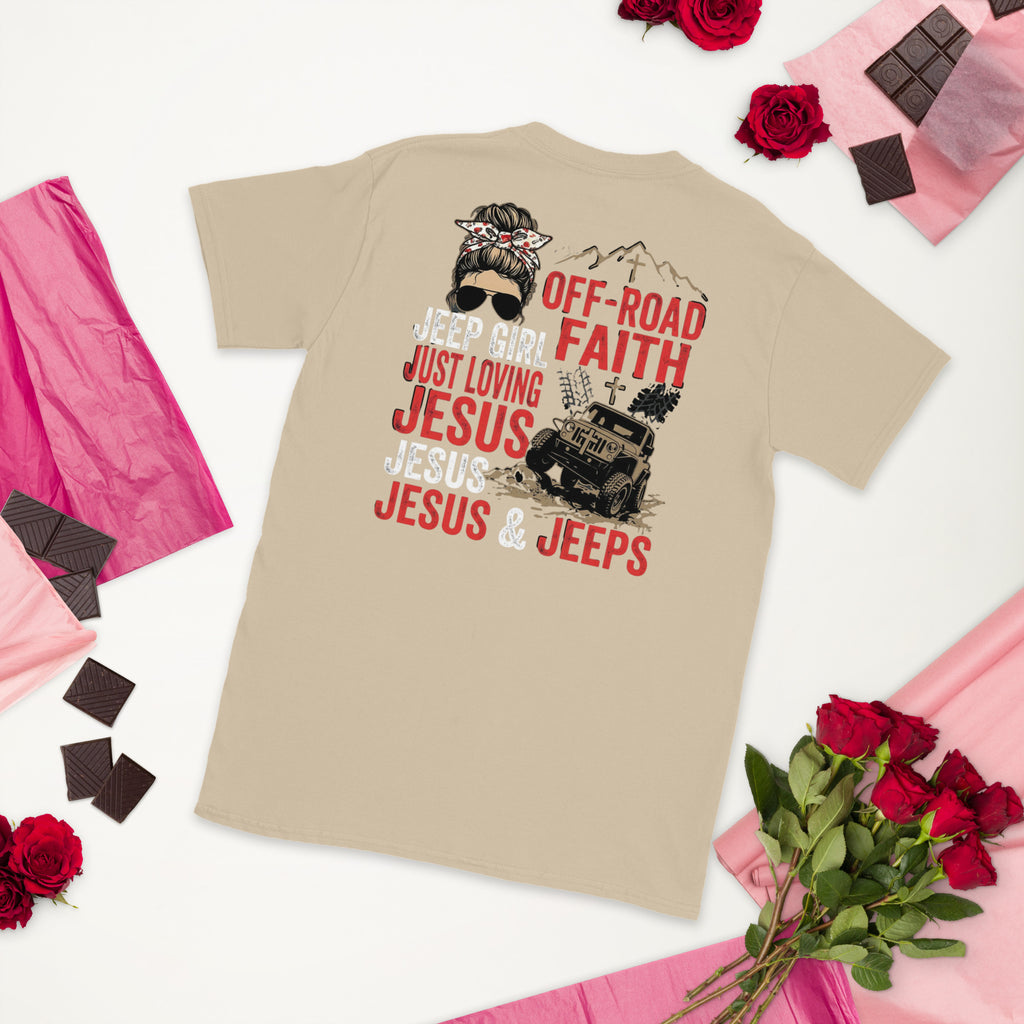 Short - Sleeve Unisex Faith T-Shirt | Seedandsoulful Soft Cotton Tee - Seedandsoulful