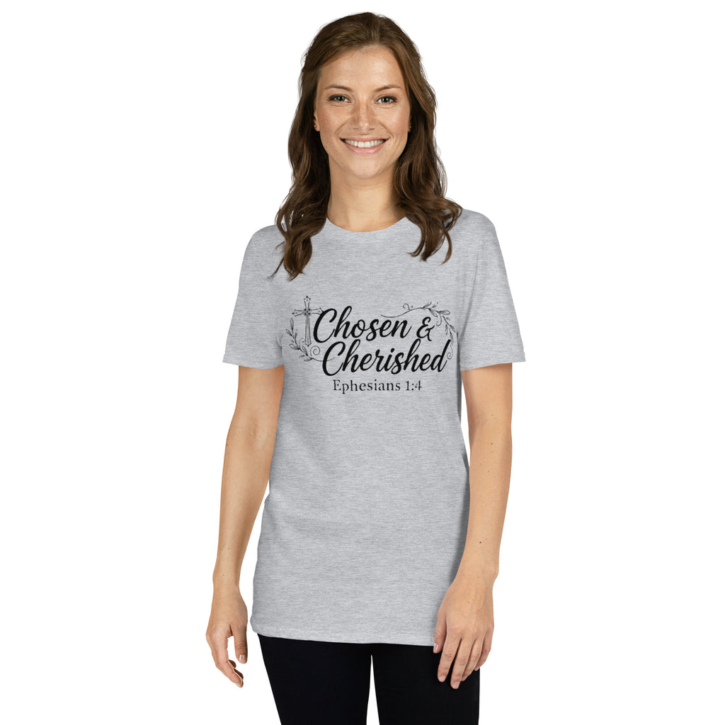 Faith Bridesmaid T-Shirt | Chosen & Cherished | Christian Bridal Party Tee | Seedandsoulful - Seedandsoulful