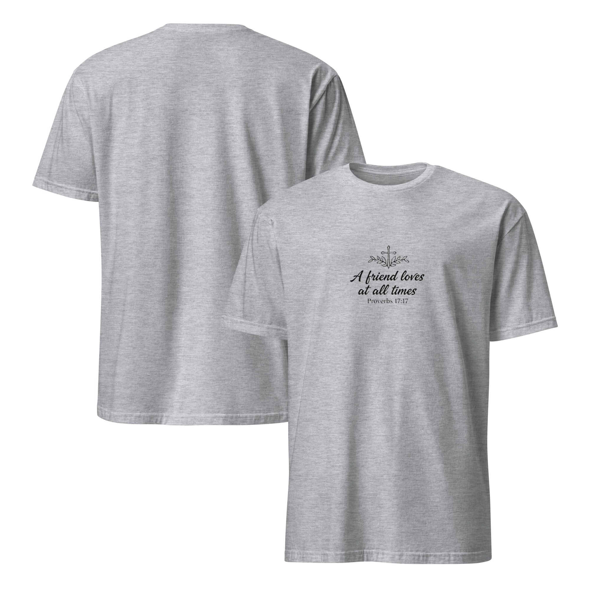 Faith Maid of Honor T-Shirt | A Friend Loves at All Times | Christian Bridal Party Tee | Seedandsoulful - Seedandsoulful