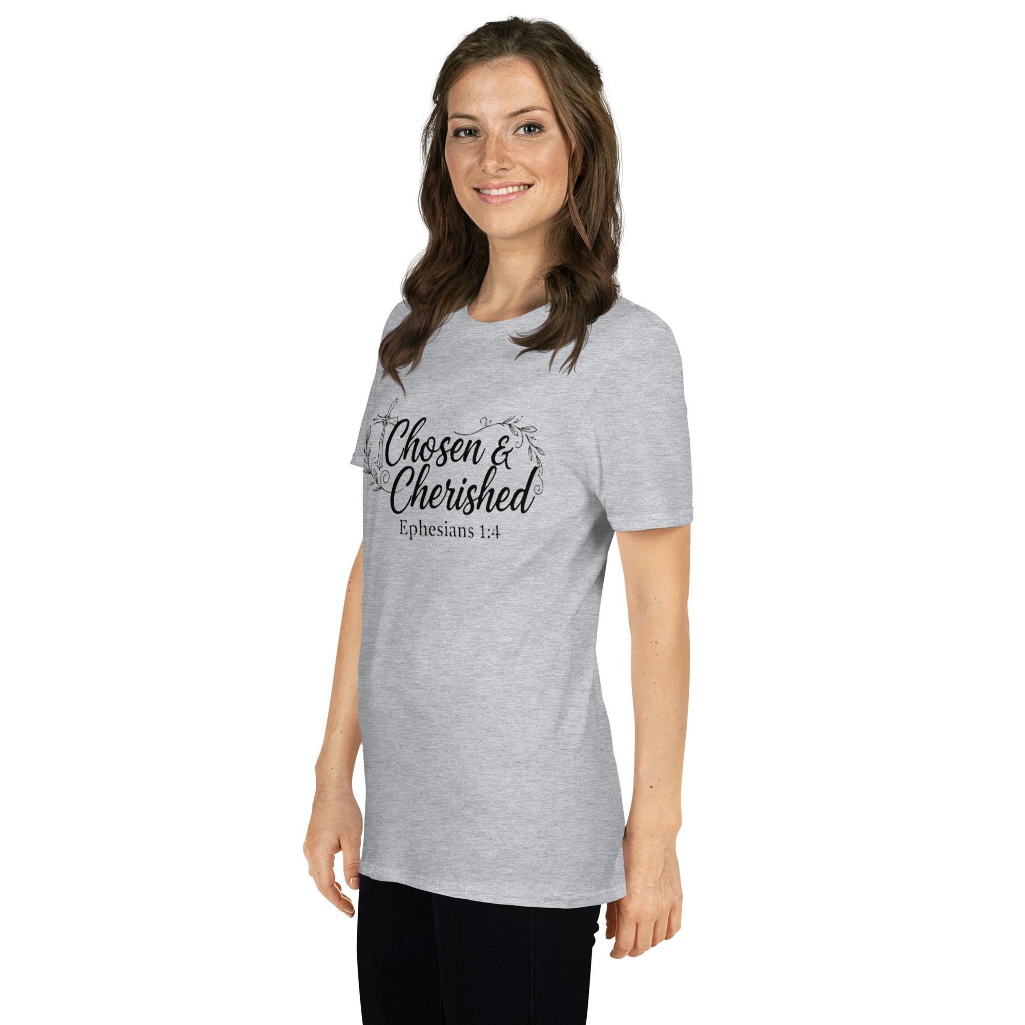 Faith Bridesmaid T-Shirt | Chosen & Cherished | Christian Bridal Party Tee | Seedandsoulful - Seedandsoulful