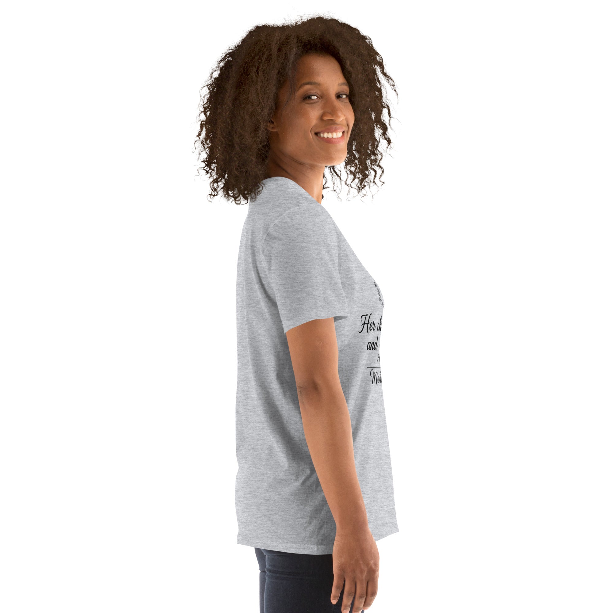 Faith Mother of the Groom T-Shirt | Her Children Rise Up | Christian Bridal Party Tee | Seedandsoulful - Seedandsoulful
