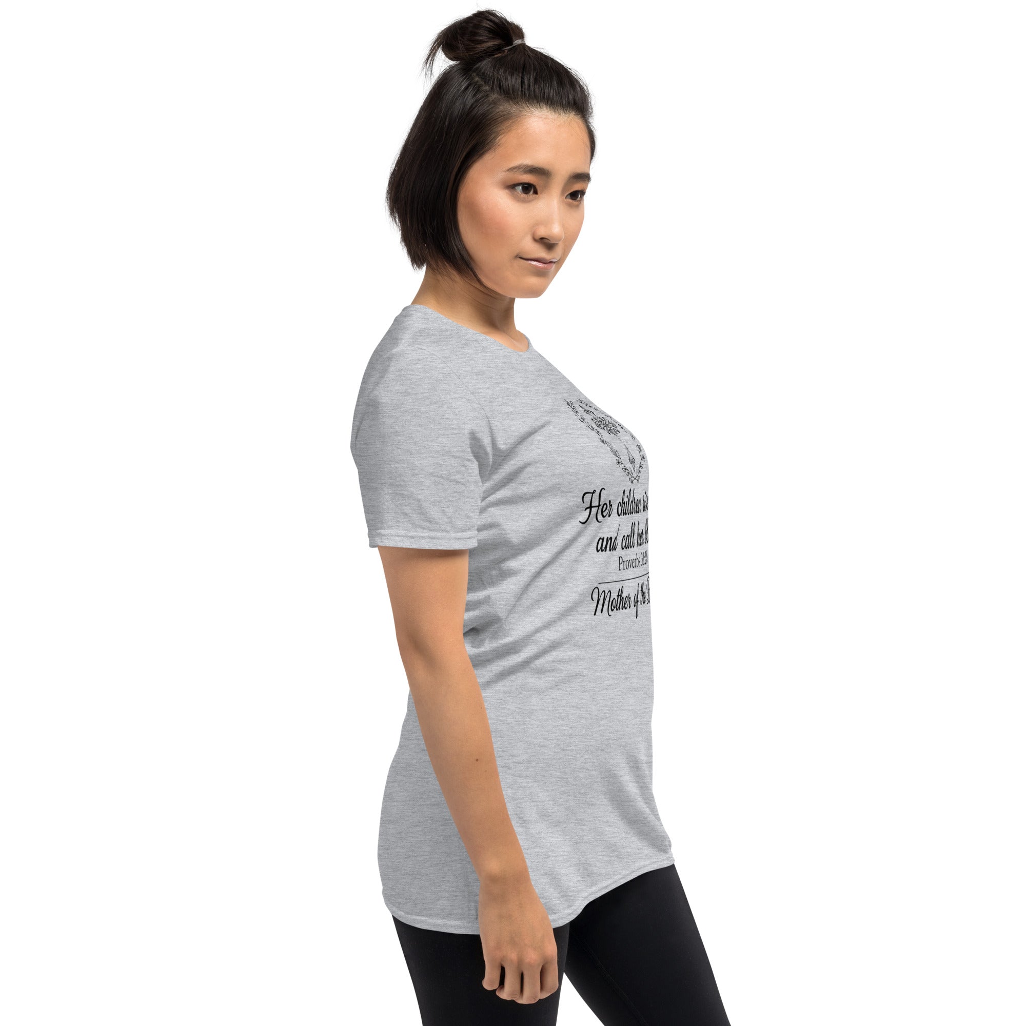 Faith Mother of the Bride T-Shirt | Her Children Rise Up | Christian Bridal Party Tee | Seedandsoulful - Seedandsoulful