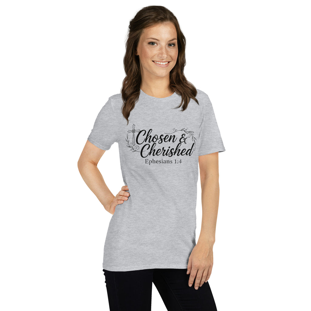 Faith Bridesmaid T-Shirt | Chosen & Cherished | Christian Bridal Party Tee | Seedandsoulful - Seedandsoulful