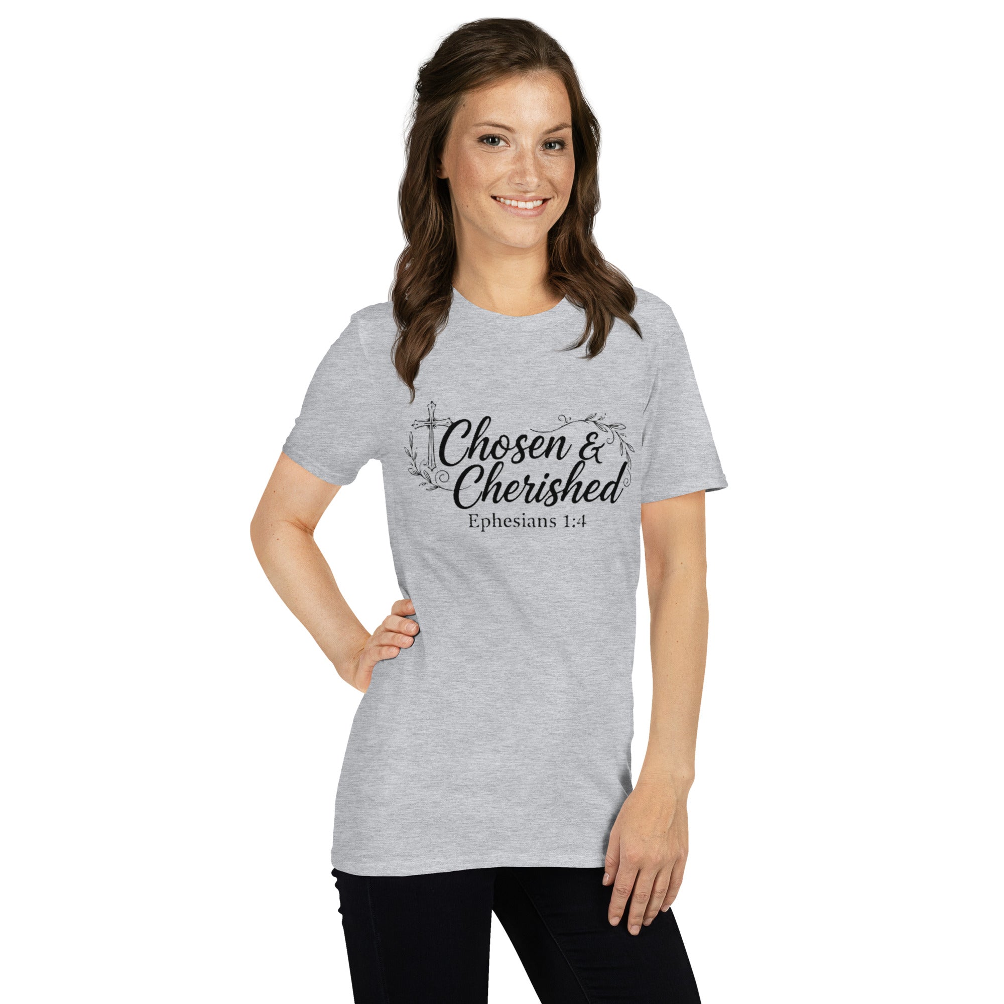 Faith Bridesmaid T-Shirt | Chosen & Cherished | Christian Bridal Party Tee | Seedandsoulful - Seedandsoulful