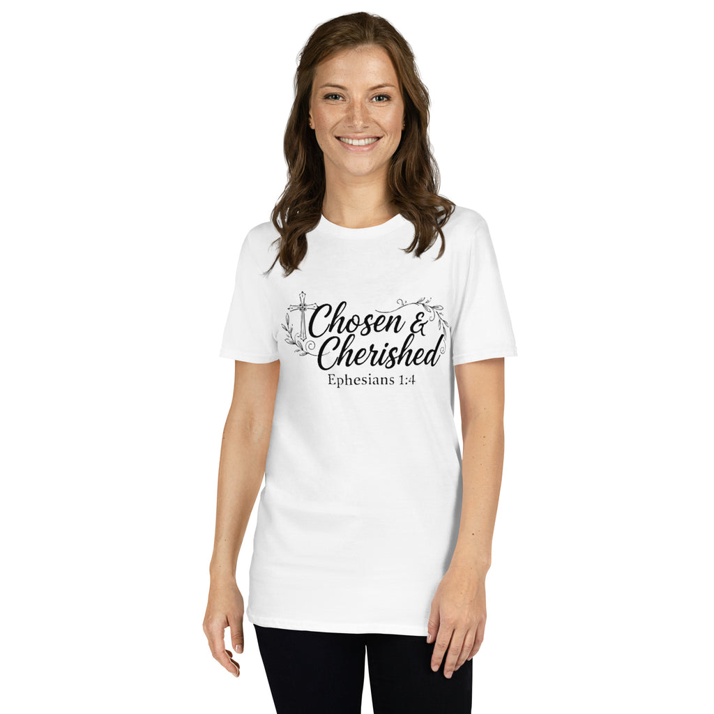 Faith Bridesmaid T-Shirt | Chosen & Cherished | Christian Bridal Party Tee | Seedandsoulful - Seedandsoulful