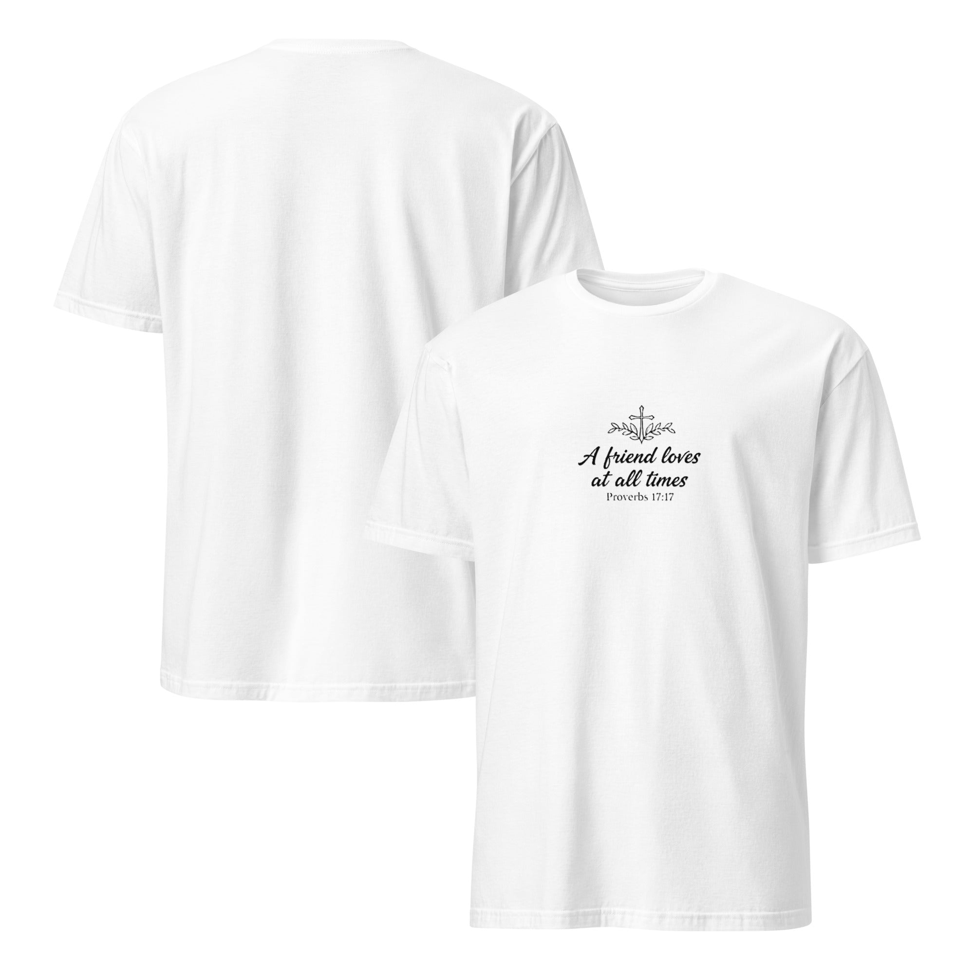 Faith Maid of Honor T-Shirt | A Friend Loves at All Times | Christian Bridal Party Tee | Seedandsoulful - Seedandsoulful