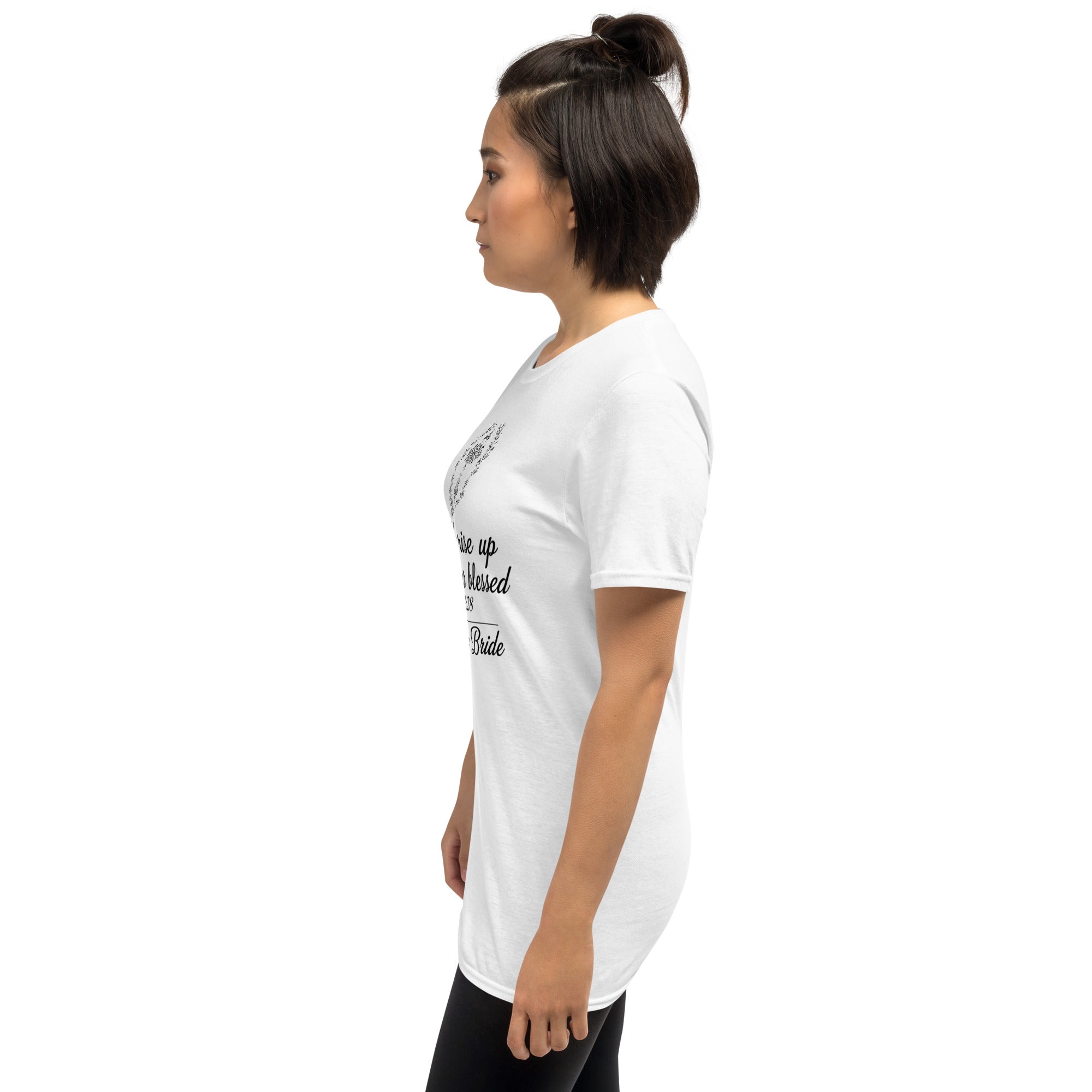 Faith Mother of the Bride T-Shirt | Her Children Rise Up | Christian Bridal Party Tee | Seedandsoulful - Seedandsoulful