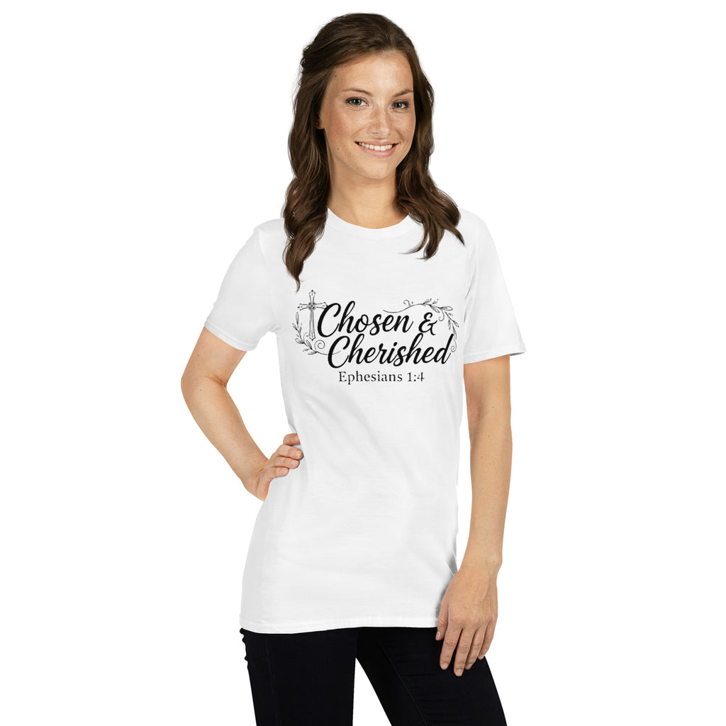 Faith Bridesmaid T-Shirt | Chosen & Cherished | Christian Bridal Party Tee | Seedandsoulful - Seedandsoulful