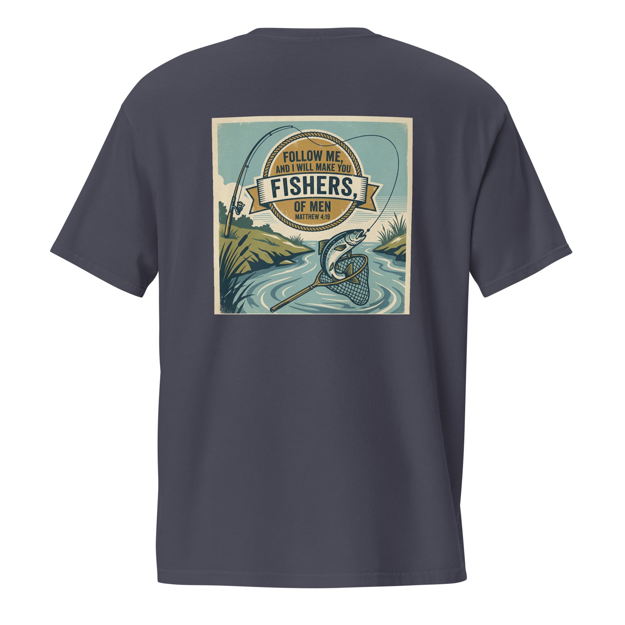 Unisex Faith Garment - Dyed Pocket T-Shirt | Seedandsoulful Soft Cotton Tee - Seedandsoulful