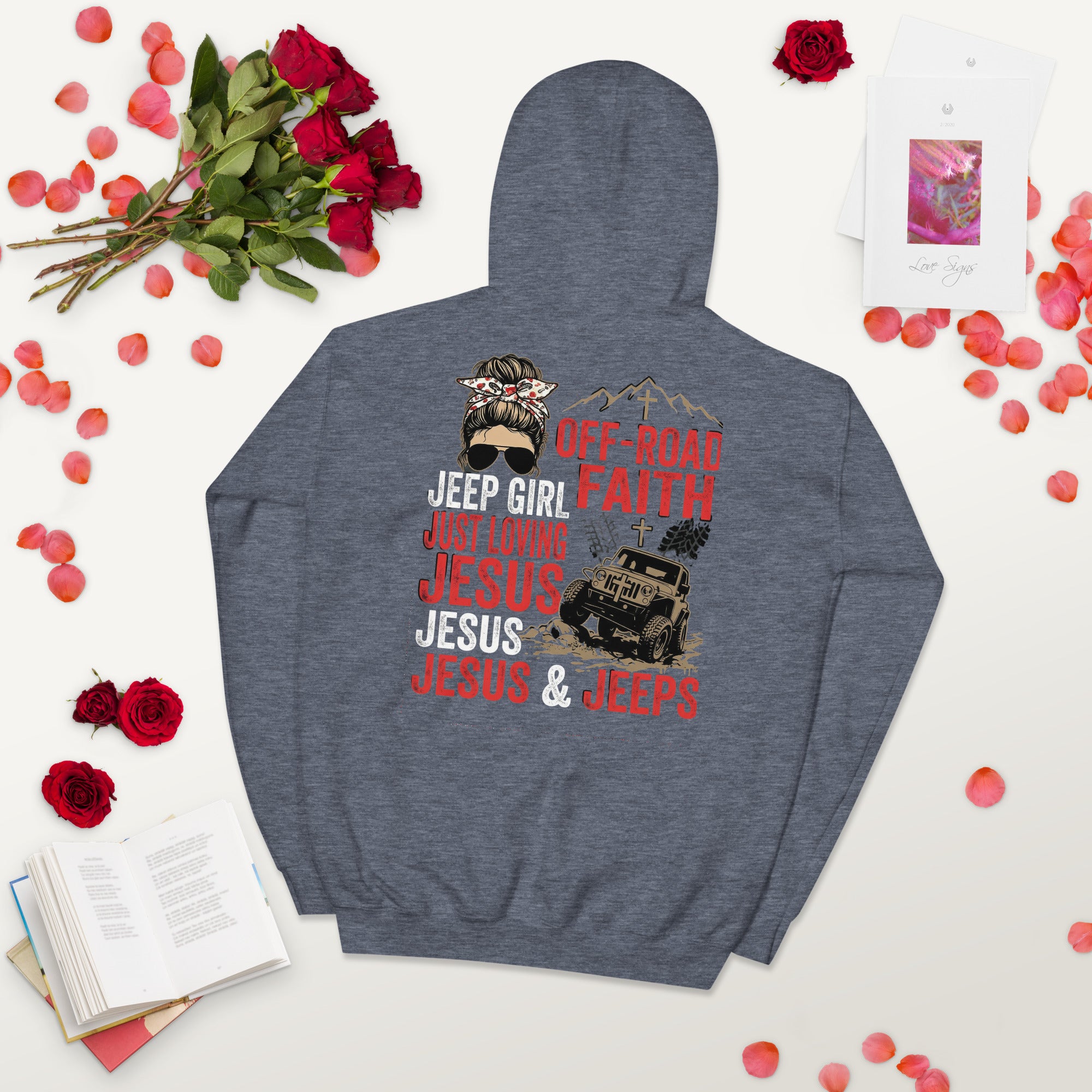 Unisex Faith Hoodie | Seedandsoulful Cozy Cotton Blend Pullover - Seedandsoulful
