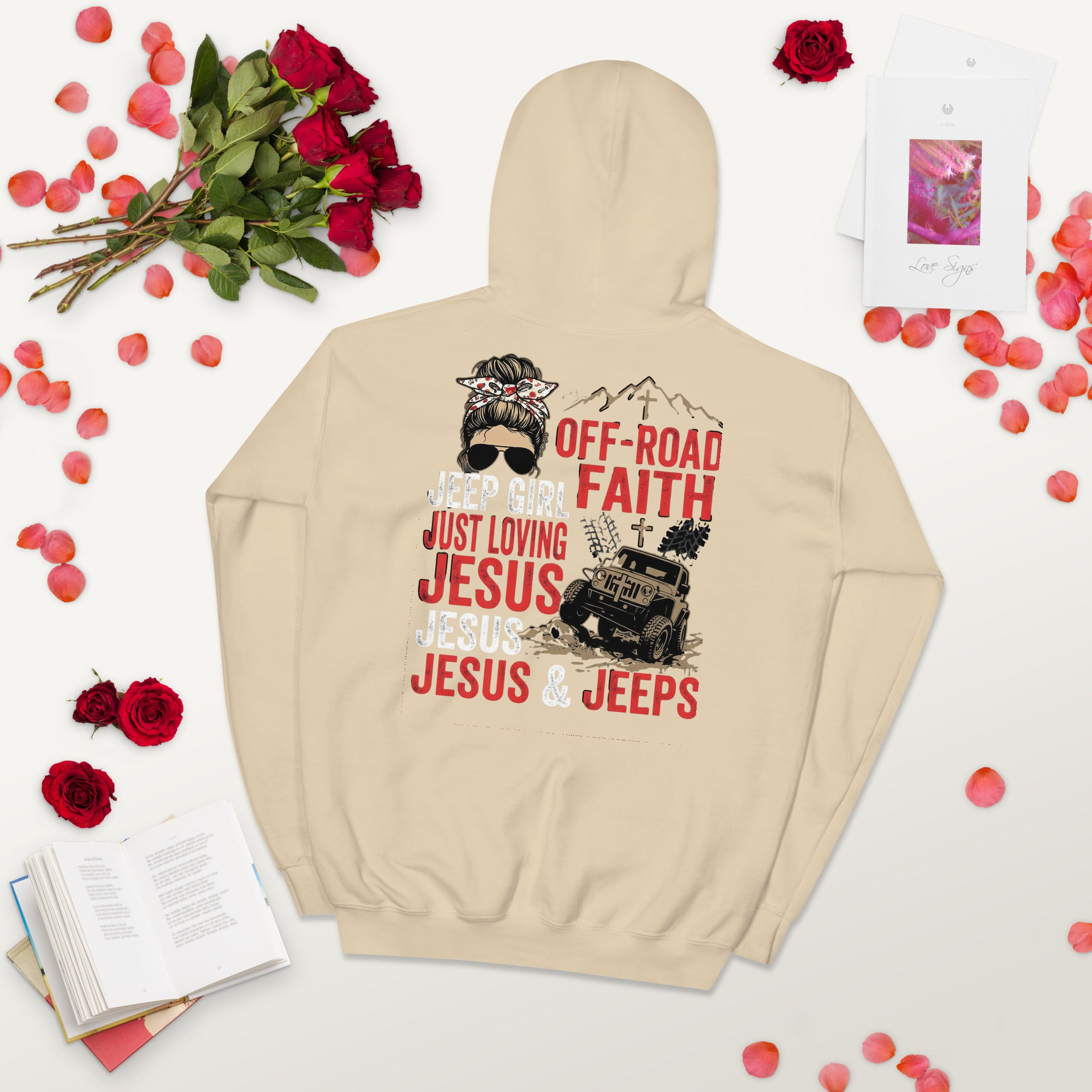 Unisex Faith Hoodie | Seedandsoulful Cozy Cotton Blend Pullover - Seedandsoulful