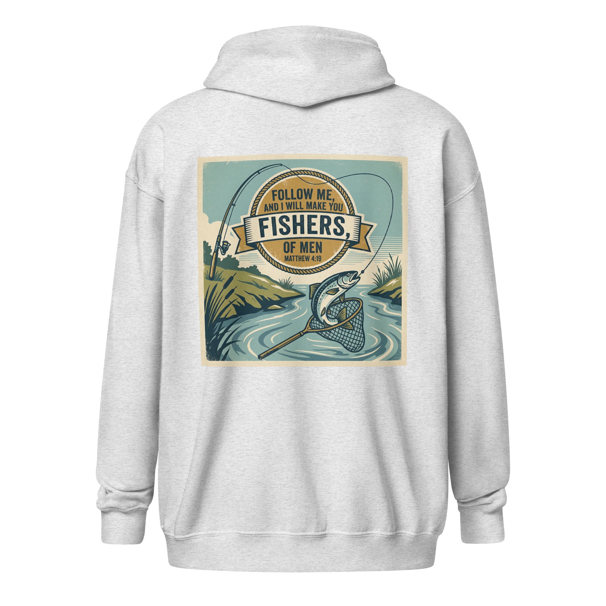 Unisex Faith Zip Hoodie | Seedandsoulful Heavy Blend Fleece Jacket - Seedandsoulful