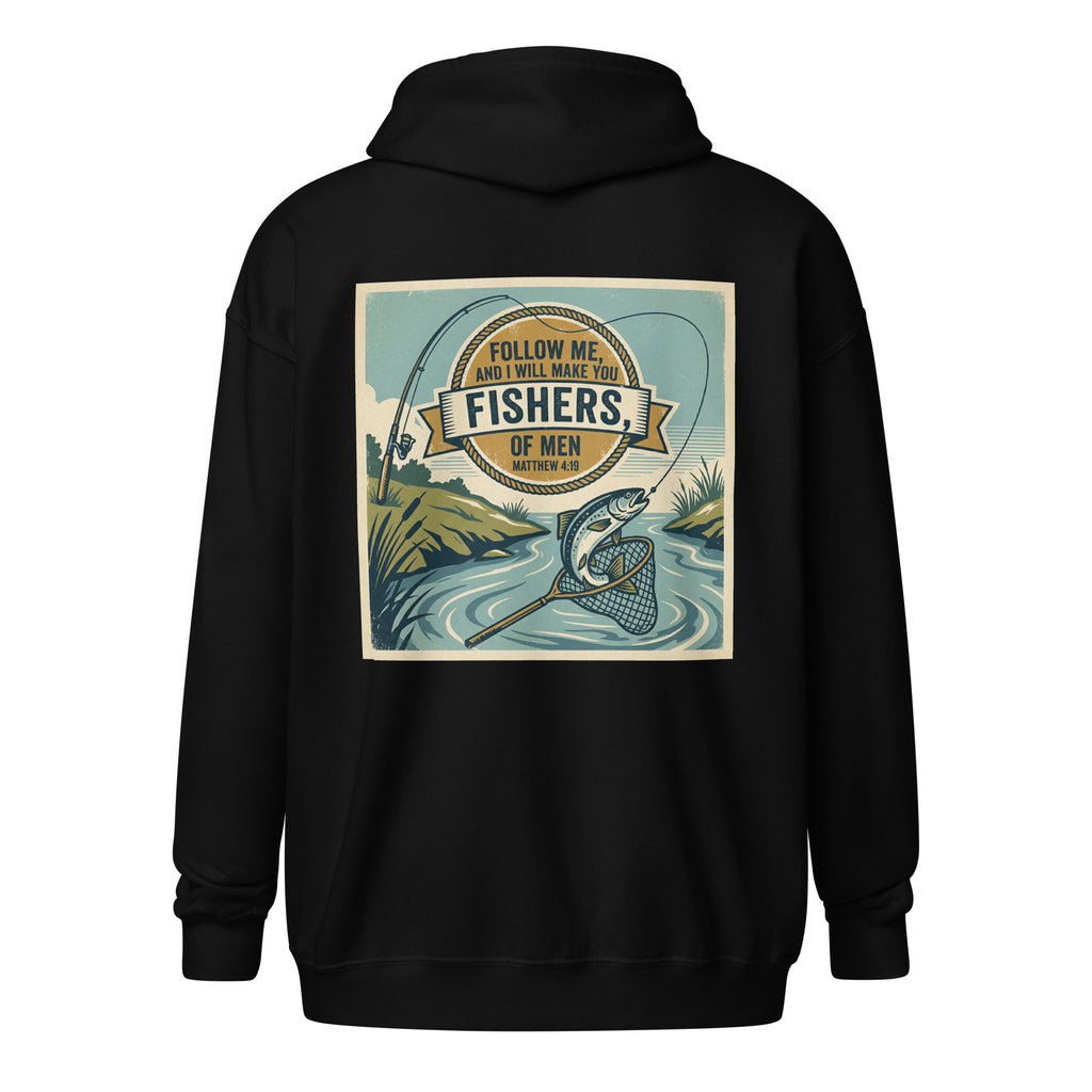 Unisex Faith Zip Hoodie | Seedandsoulful Heavy Blend Fleece Jacket - Seedandsoulful