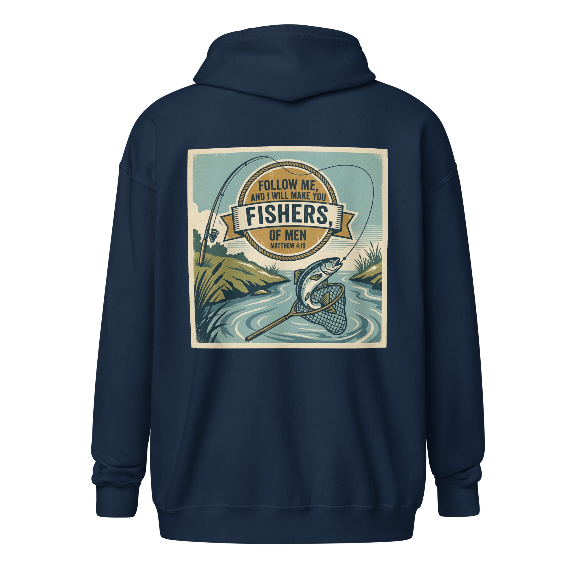 Unisex Faith Zip Hoodie | Seedandsoulful Heavy Blend Fleece Jacket - Seedandsoulful