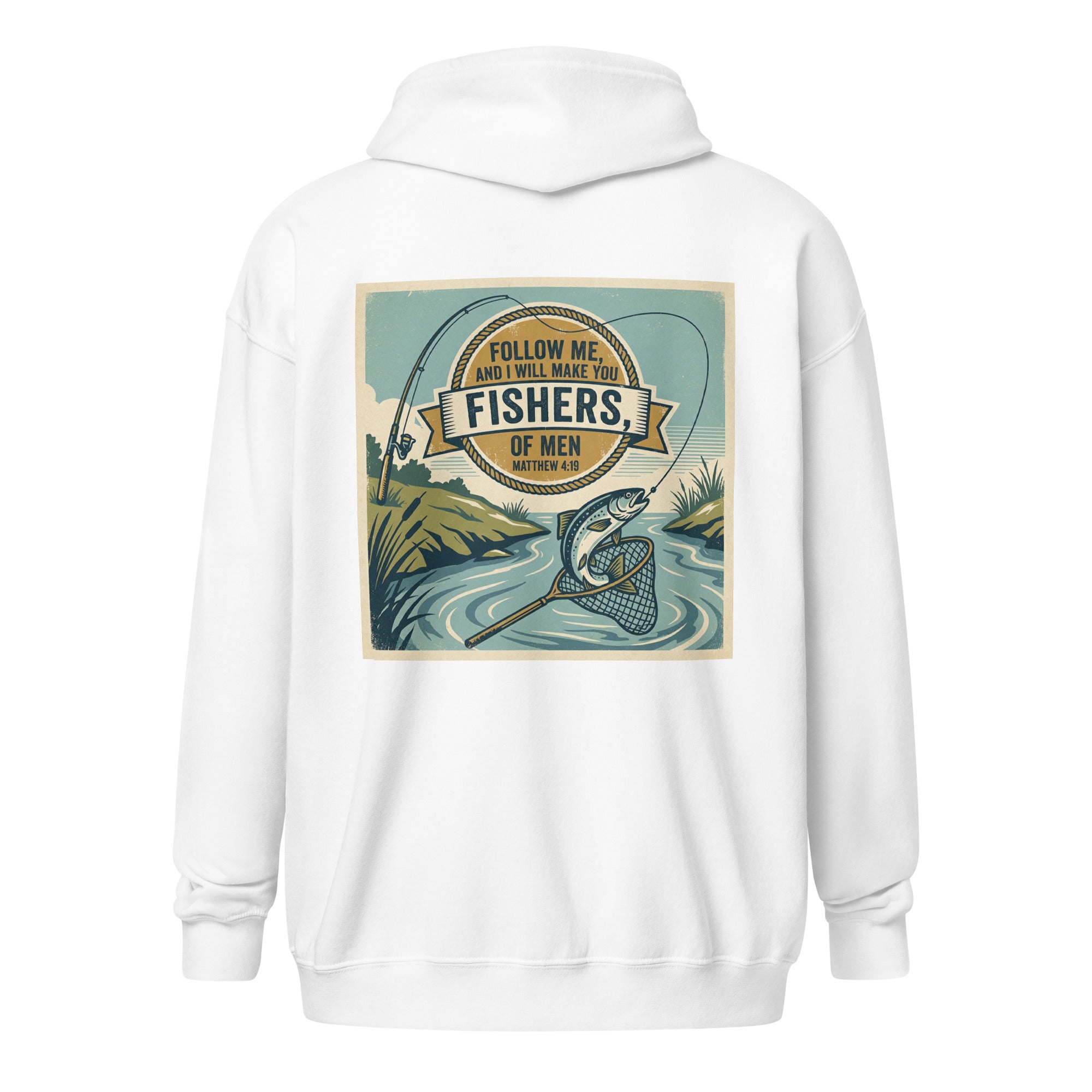 Unisex Faith Zip Hoodie | Seedandsoulful Heavy Blend Fleece Jacket - Seedandsoulful