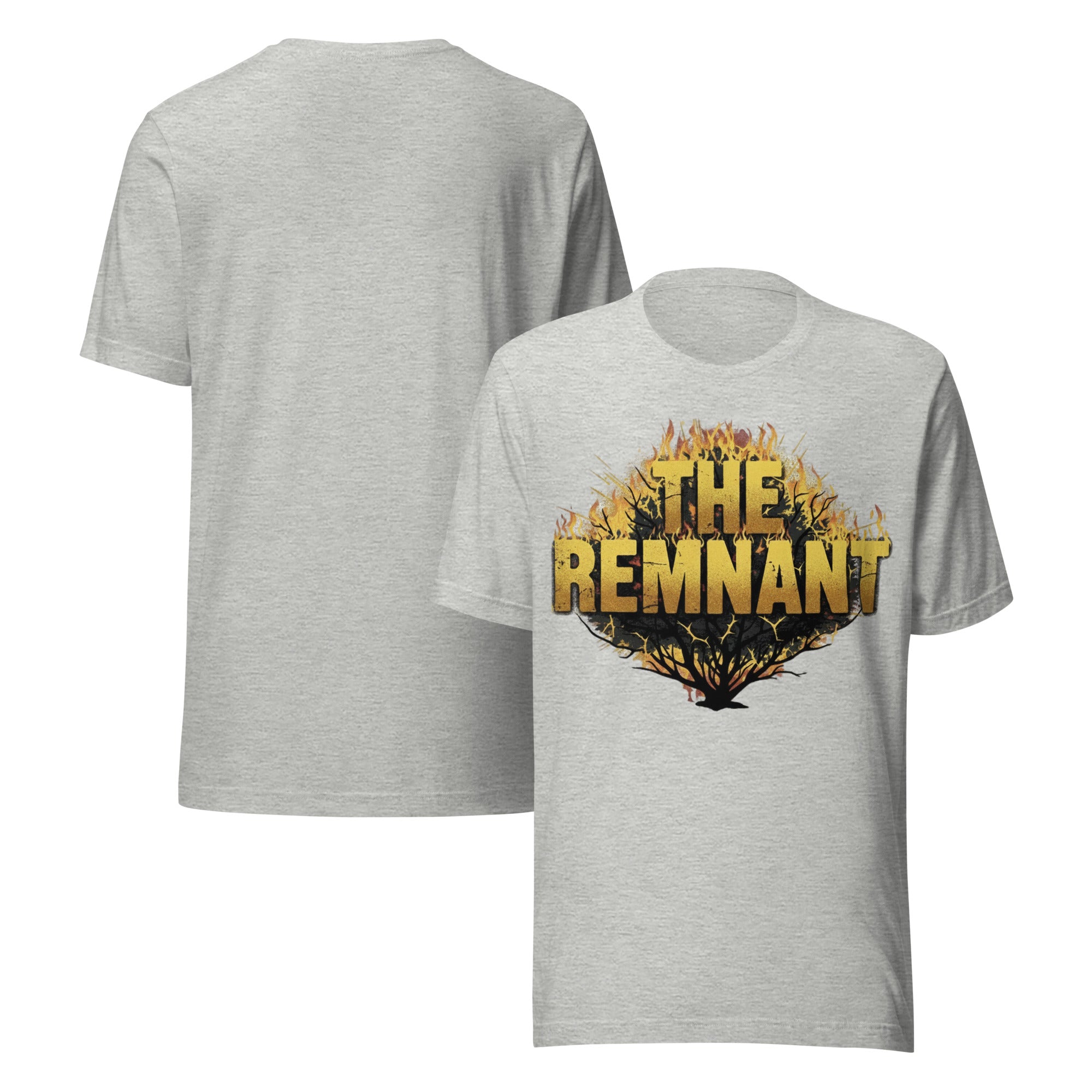 The Remnant — Burning Bush Unisex T-Shirt | Exodus 3:2 Christian Faith Apparel - Seedandsoulful
