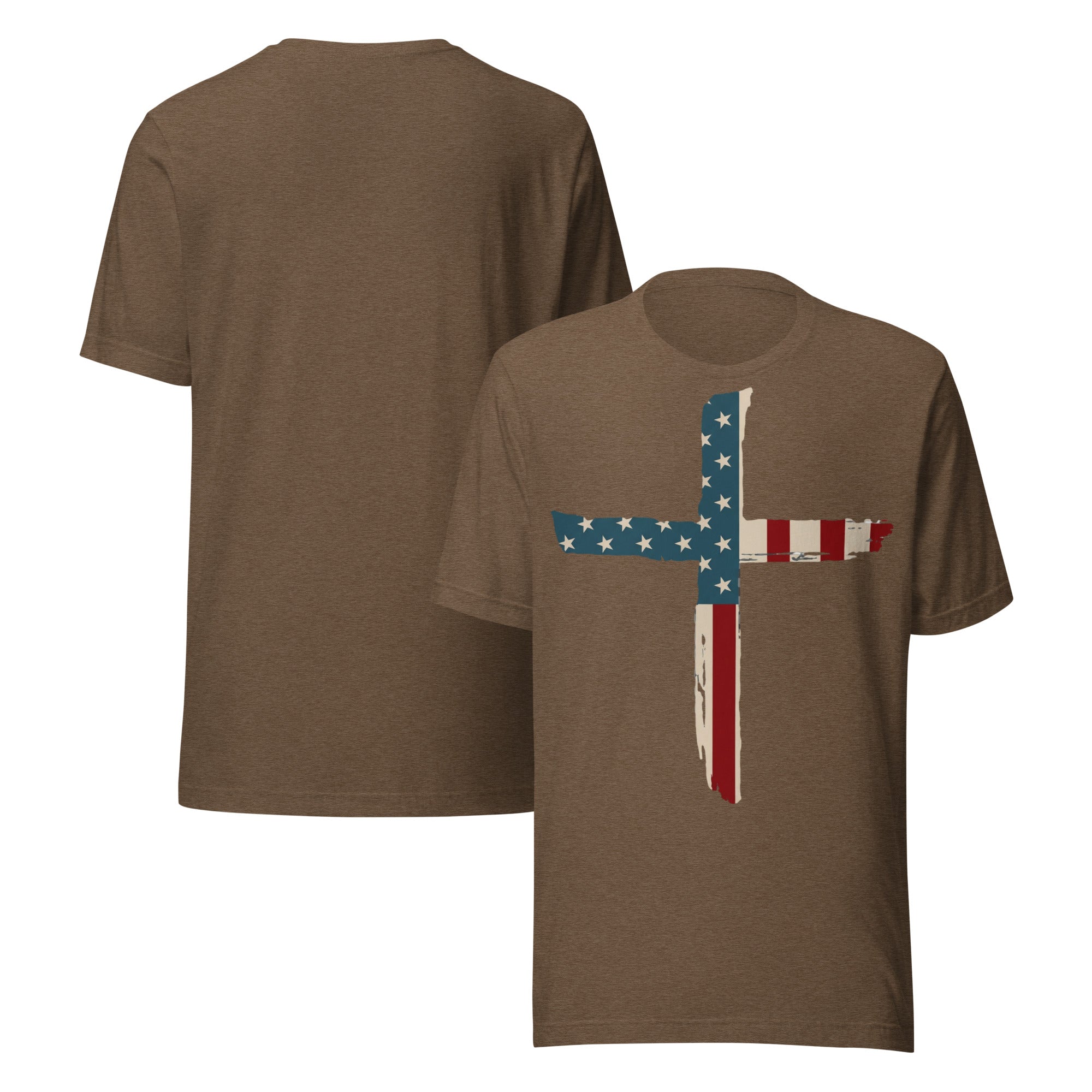 Unisex t-shirt America Cross - Seedandsoulful