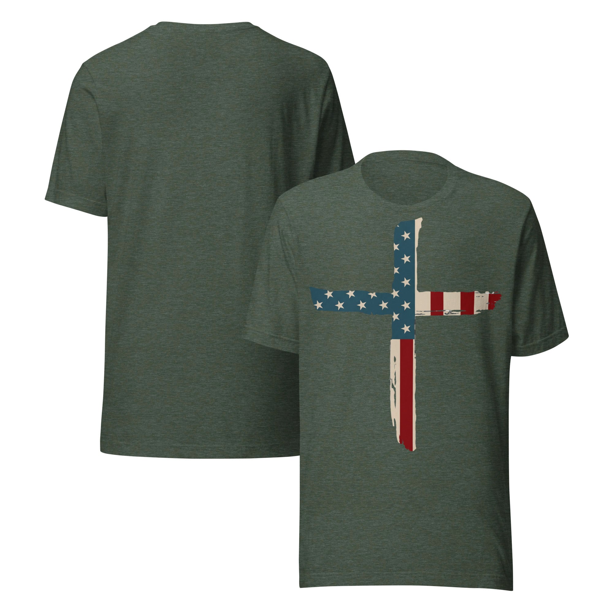 Unisex t-shirt America Cross - Seedandsoulful