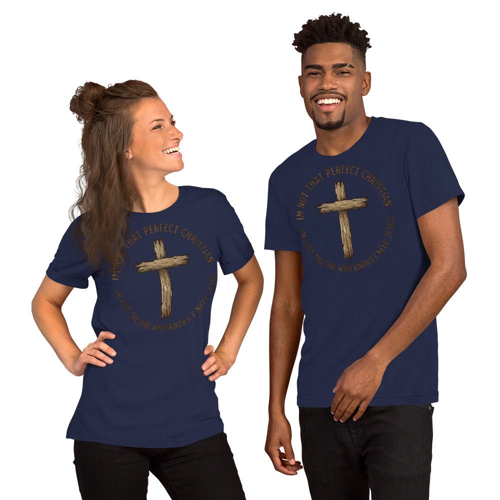 I'm Not That Perfect — But I'm Covered by Grace | Unisex Christian T-Shirt - Seedandsoulful