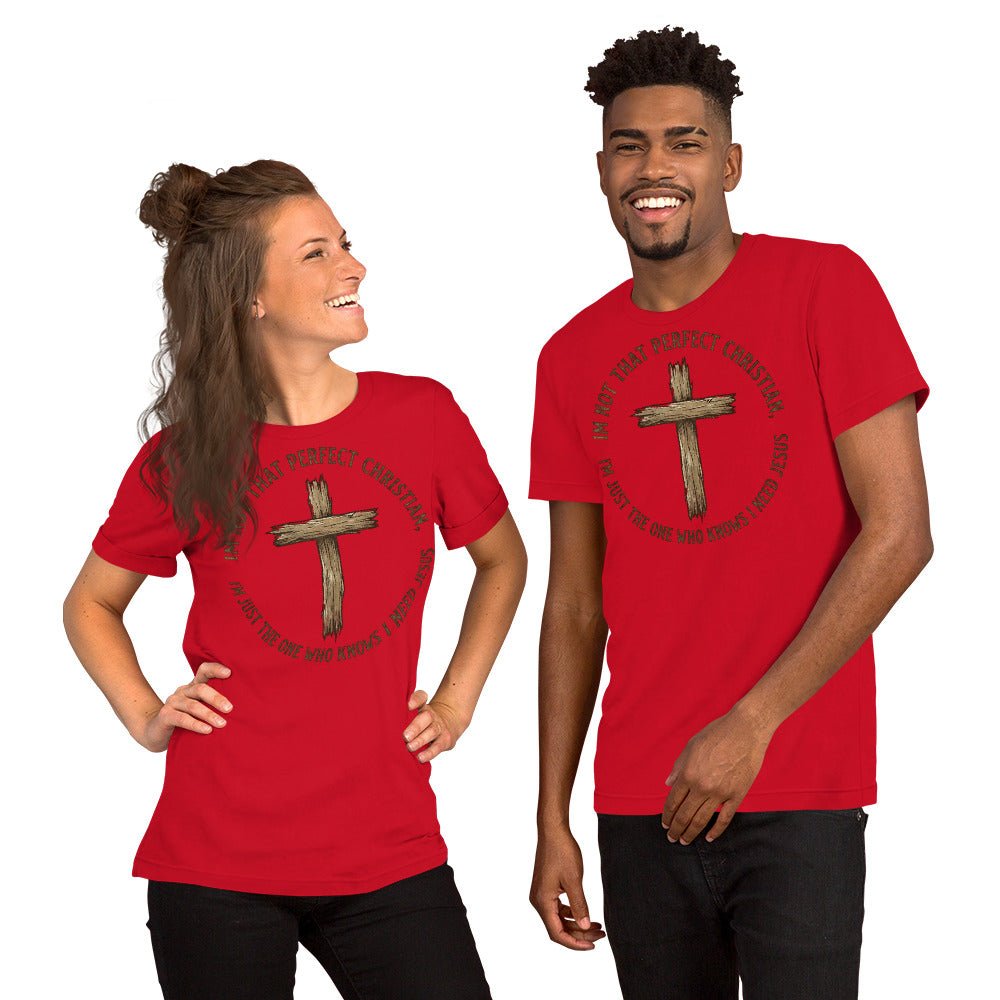 I'm Not That Perfect — But I'm Covered by Grace | Unisex Christian T-Shirt - Seedandsoulful
