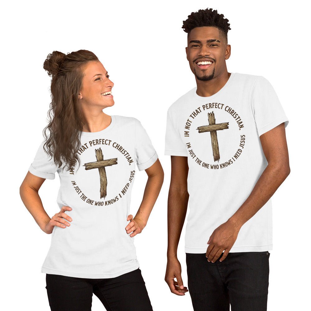 I'm Not That Perfect — But I'm Covered by Grace | Unisex Christian T-Shirt - Seedandsoulful