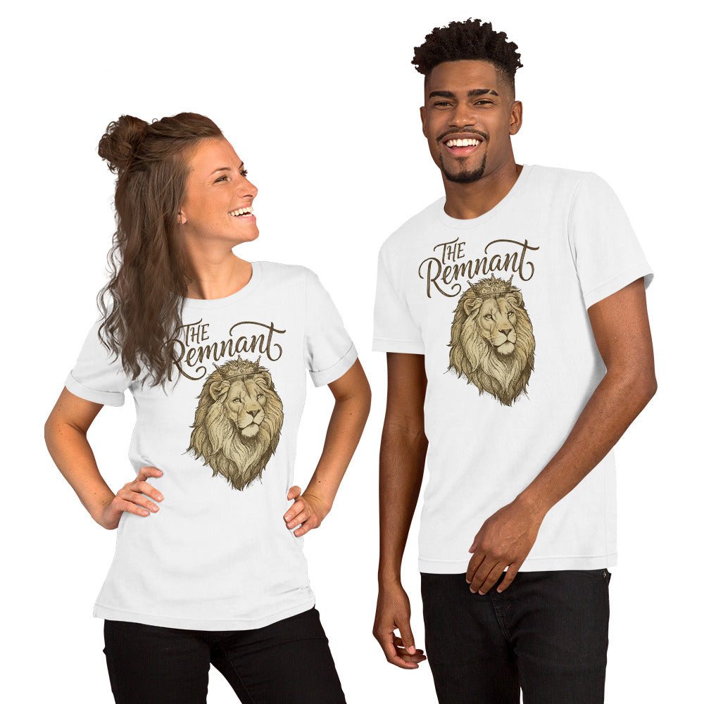 The Remnant — Lion of Judah Unisex T-Shirt | Revelation 5:5 Christian Faith Apparel - Seedandsoulful