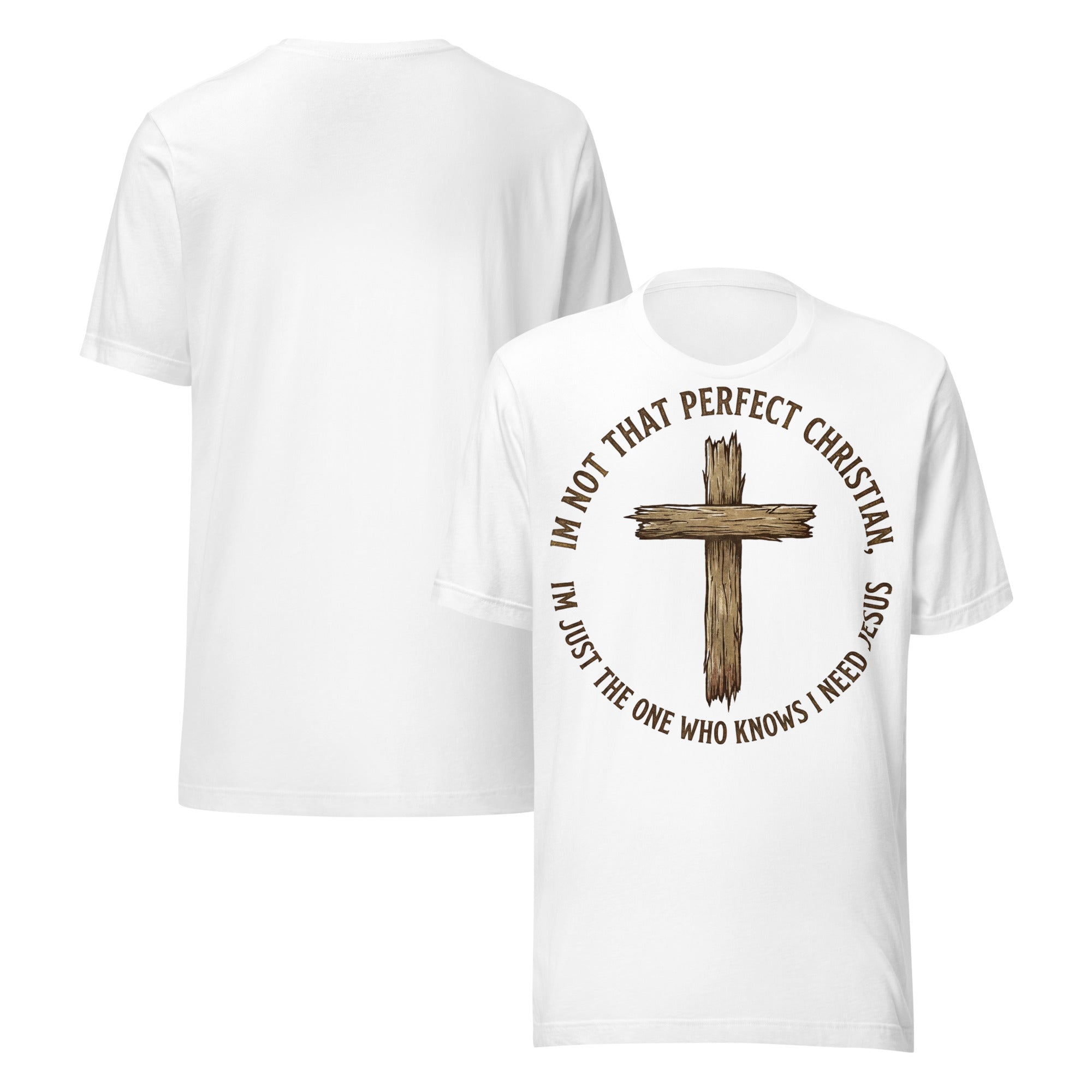 I'm Not That Perfect — But I'm Covered by Grace | Unisex Christian T-Shirt - Seedandsoulful