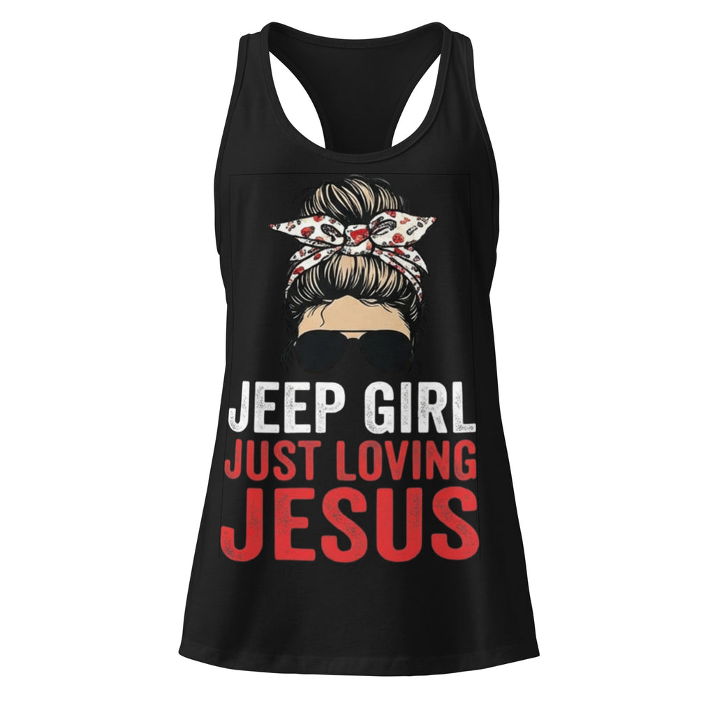 Women's Fitted Faith Racerback Tank | Seedandsoulful Soft Jersey Top - Seedandsoulful