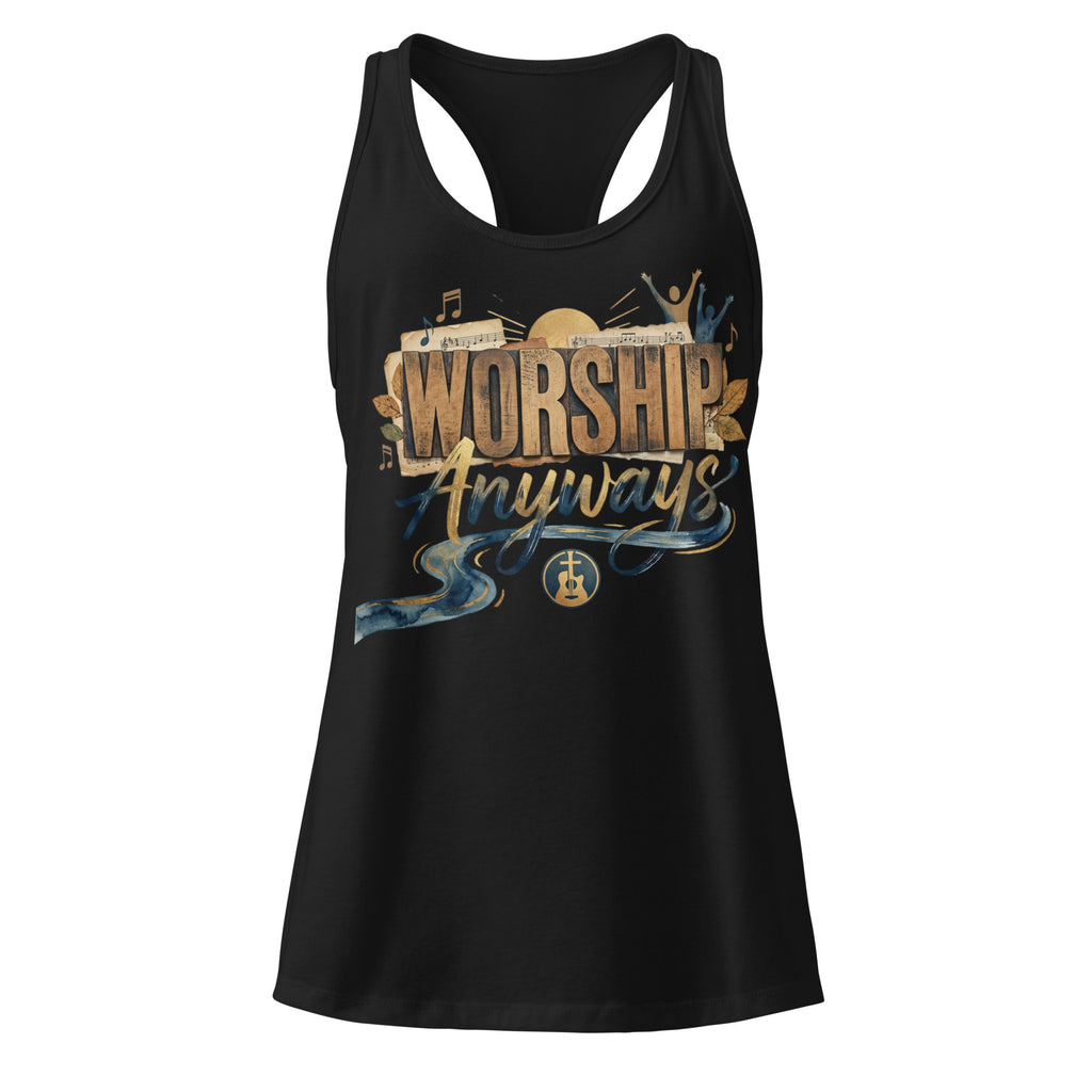 Women’s fitted racerback tank top - Seedandsoulful