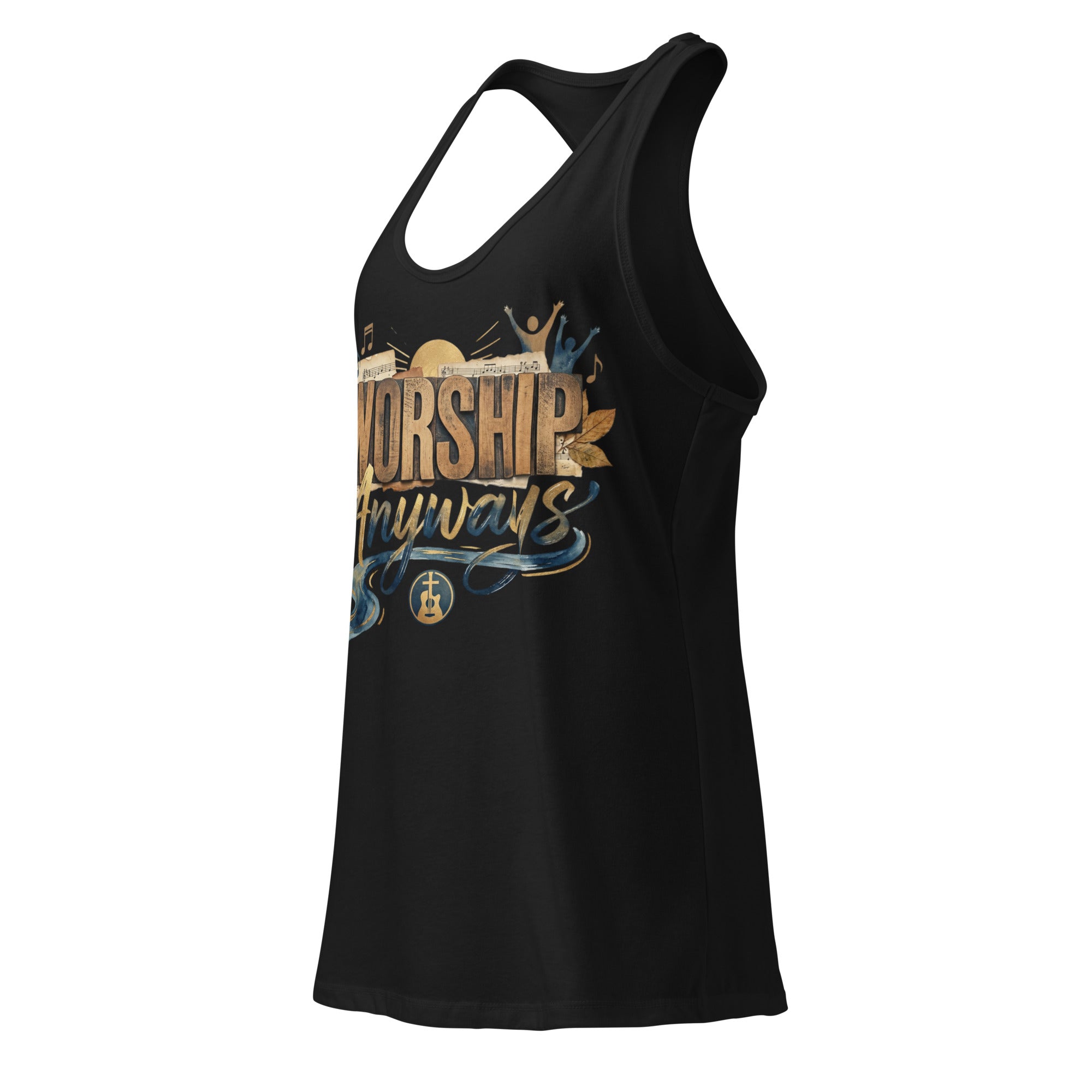 Women’s fitted racerback tank top - Seedandsoulful