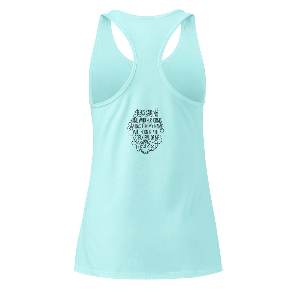 Women’s fitted racerback tank top - Seedandsoulful